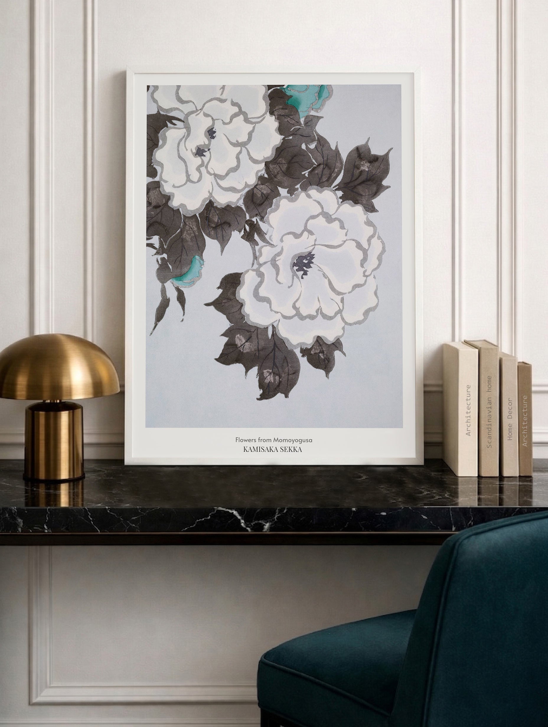 Blomster fra Momoyogusa - Kamisaka Sekka Plakat nr. 2