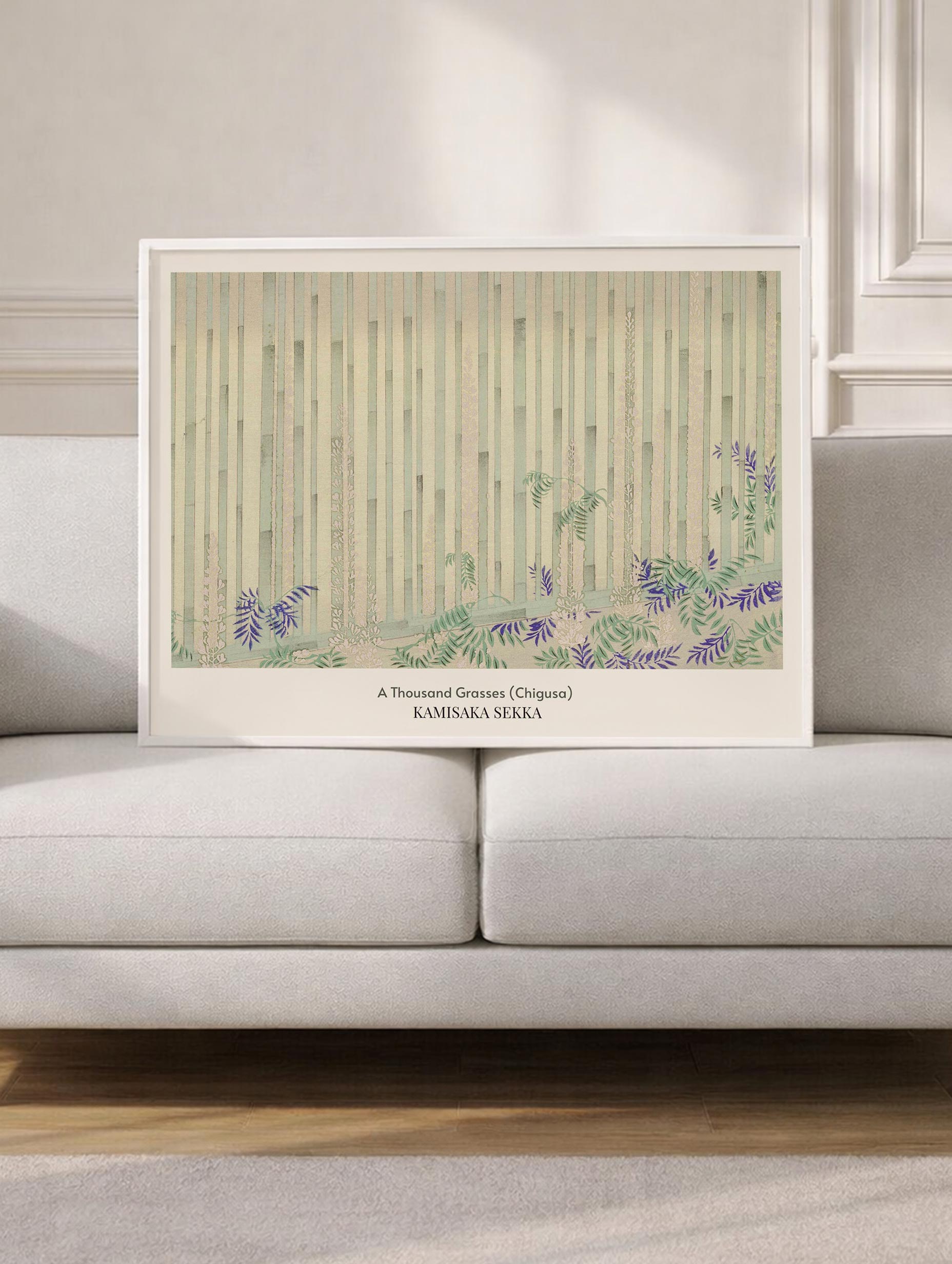 Tusen gress (Chigusa) - Kamisaka Sekka-plakat nr. 3