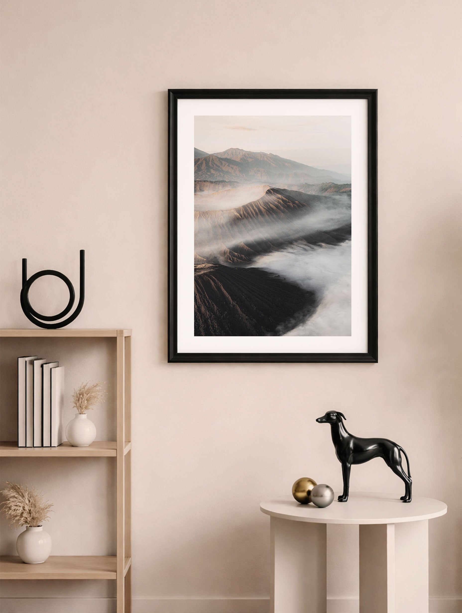 Mount Bromo Mountain Wall Art Mockup