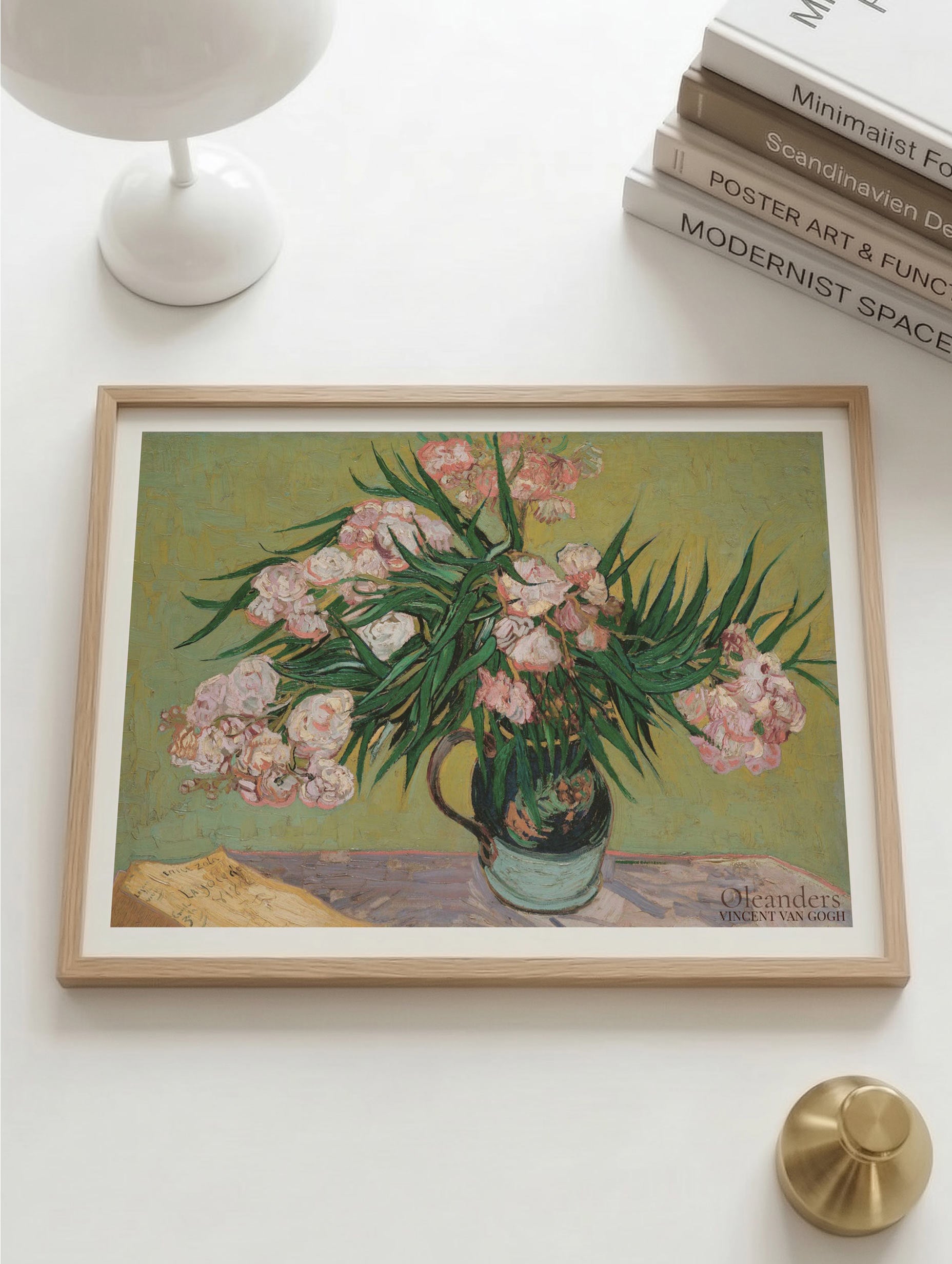 Oleanders Van Gogh Art Print No 2 Mockup