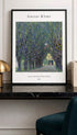 Avenue in the Park of Schloss Kammer - Gustav Klimt Art Print Mockup
