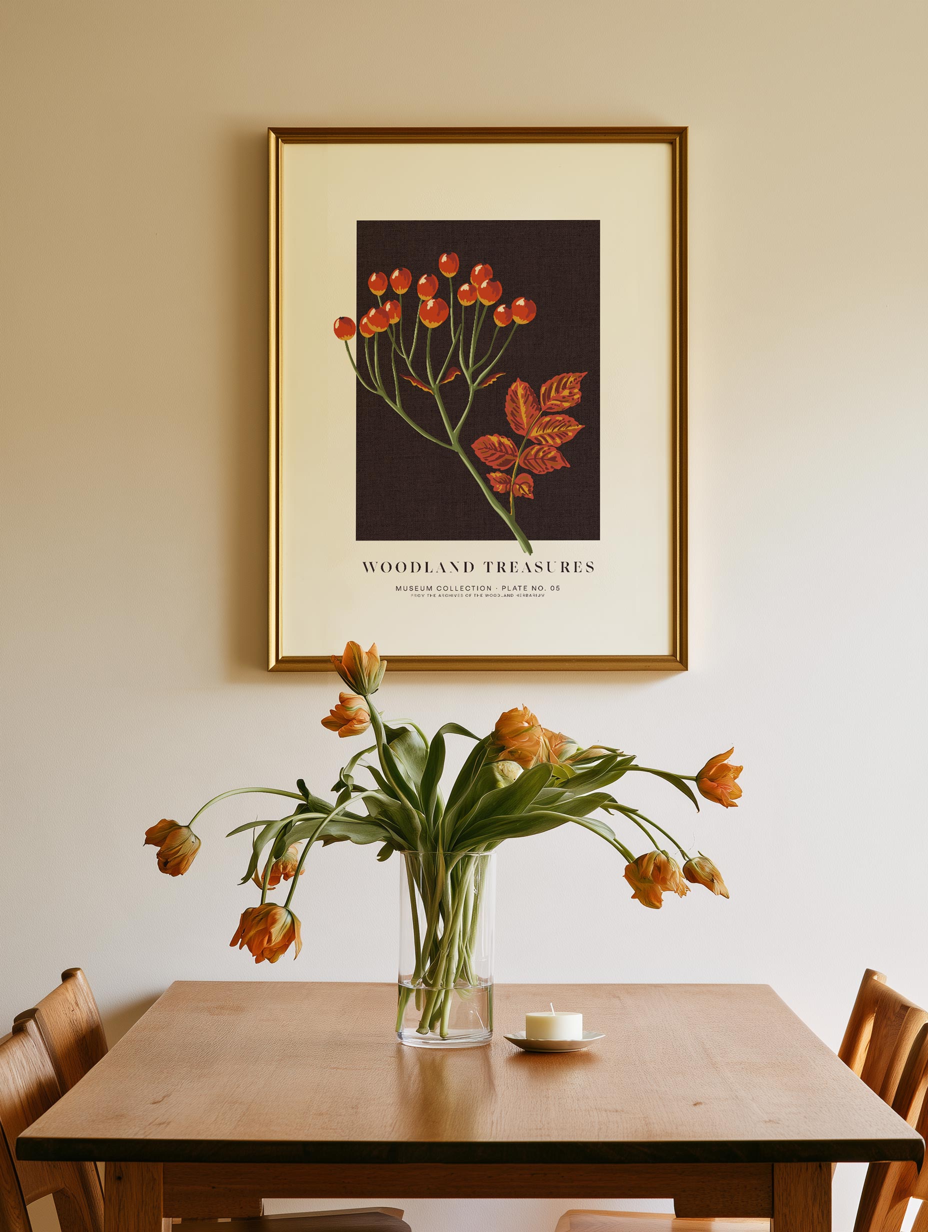 Santorini-plakat Arkitekturplakat