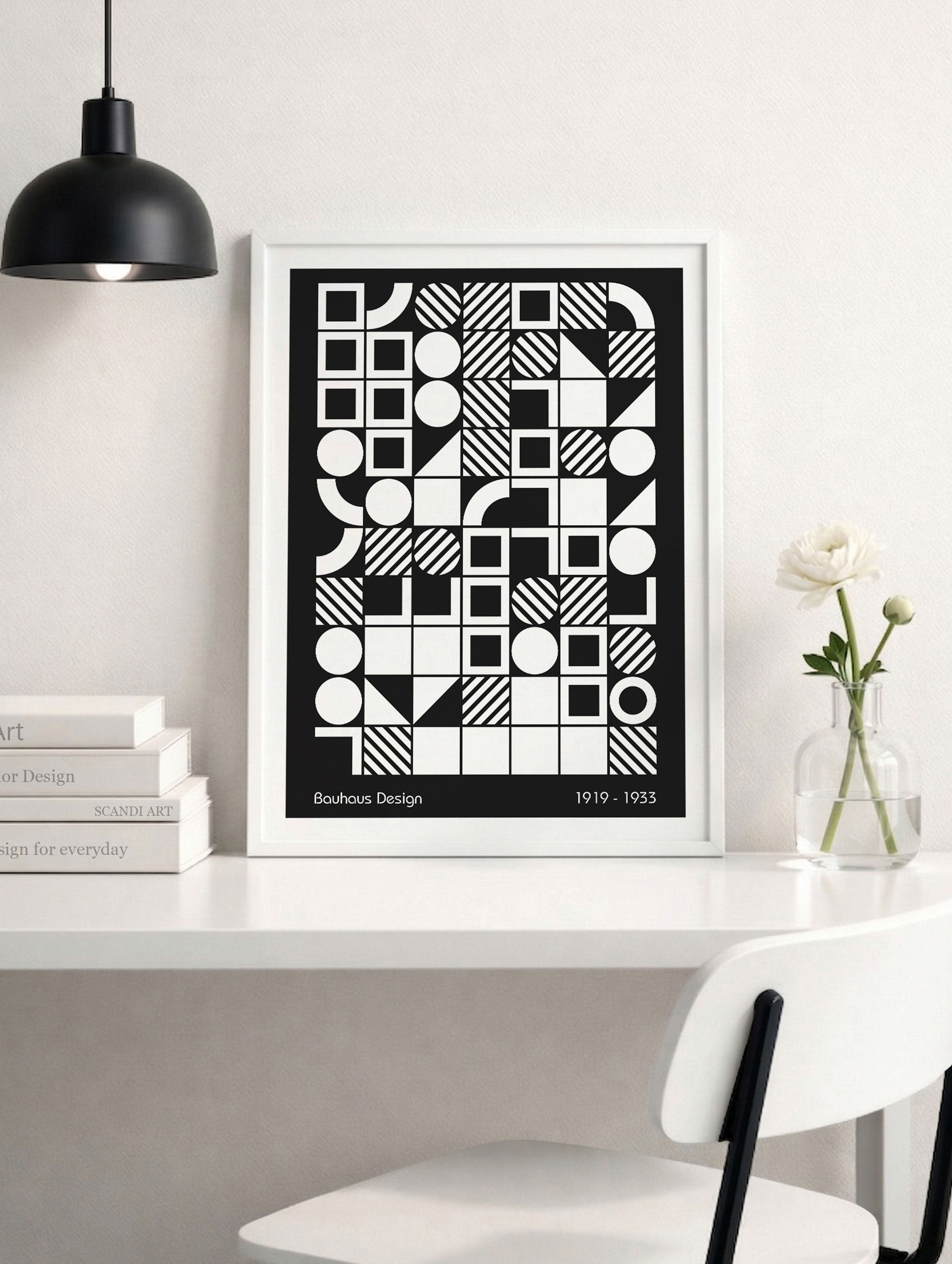 Santorini-plakat Arkitekturplakat