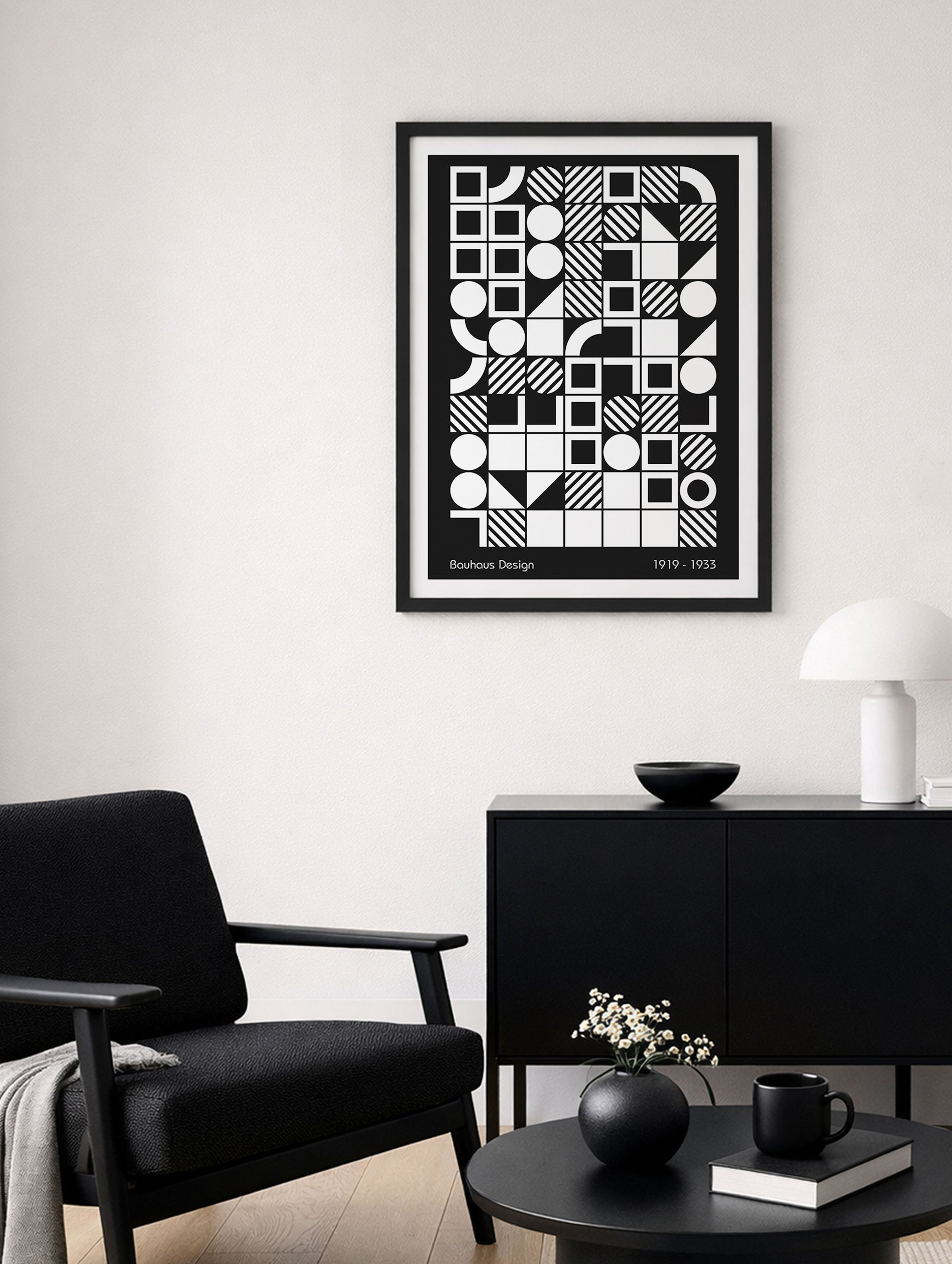 Santorini-plakat Arkitekturplakat