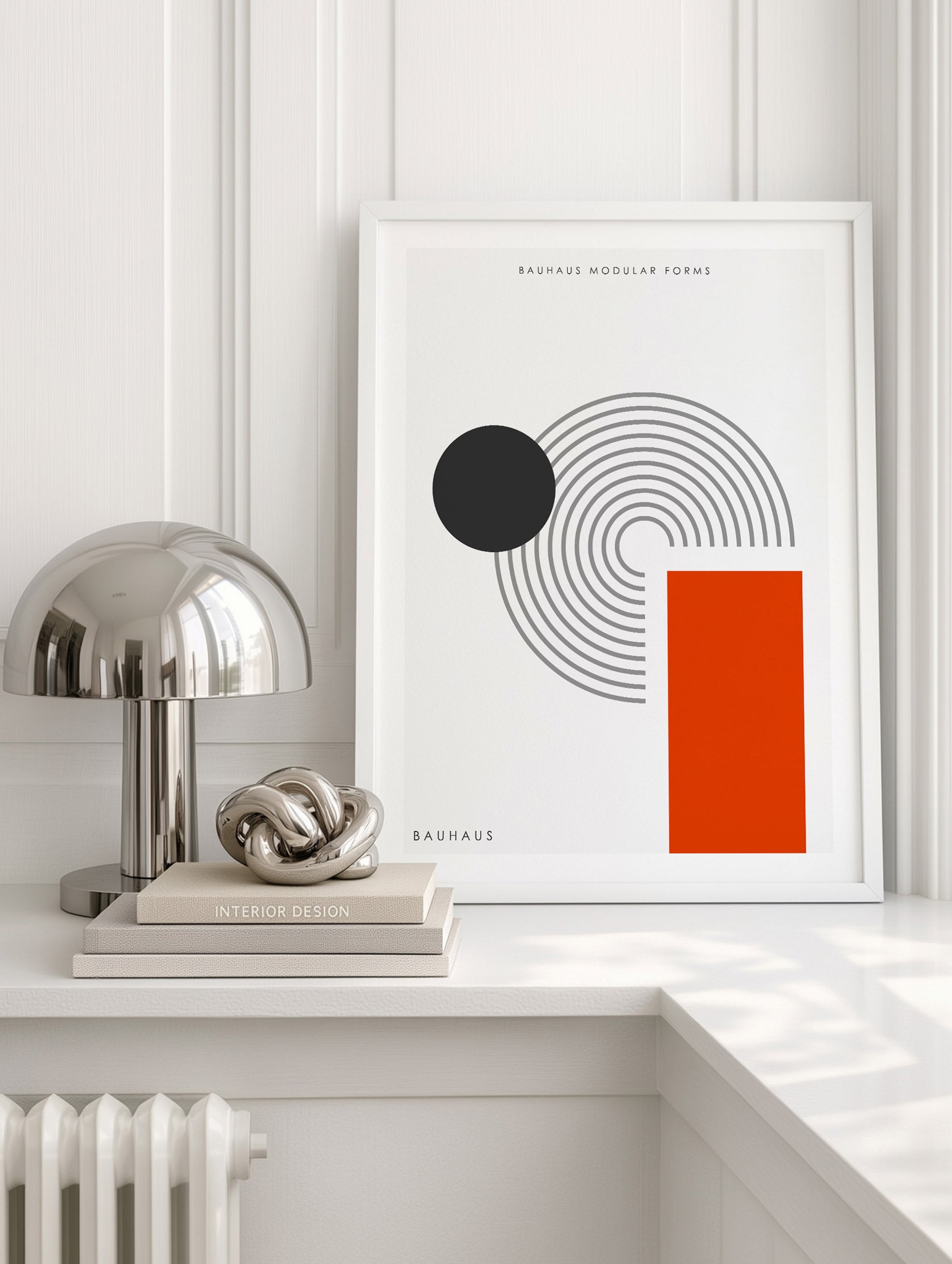Santorini-plakat Arkitekturplakat