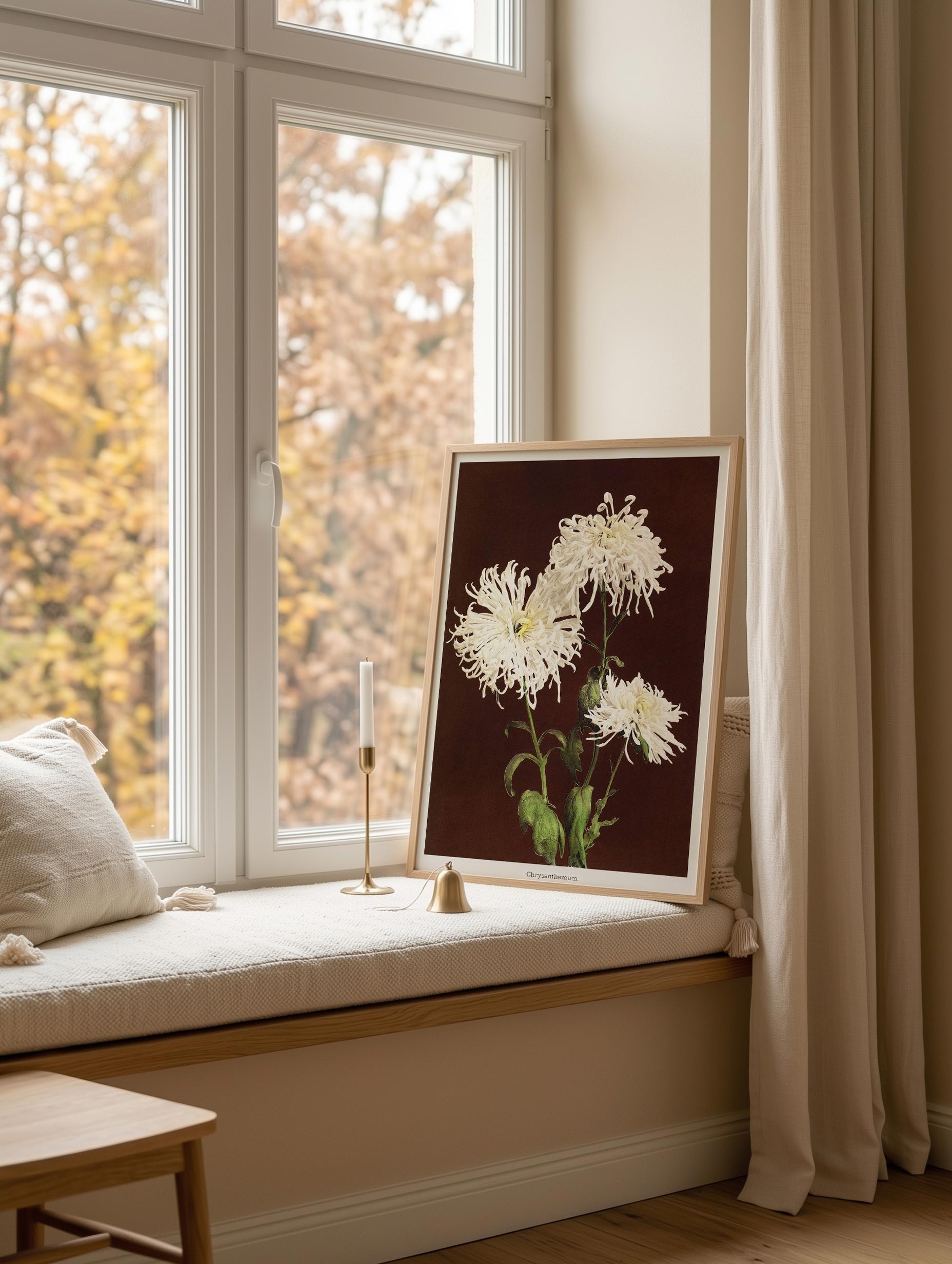 Chrysanthemum – Kazumasa Ogawa Art Print Mockup