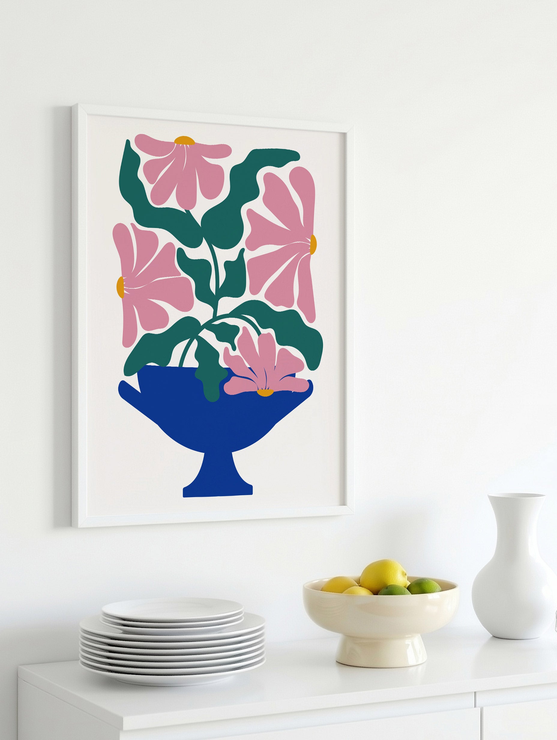 Santorini-plakat Arkitekturplakat