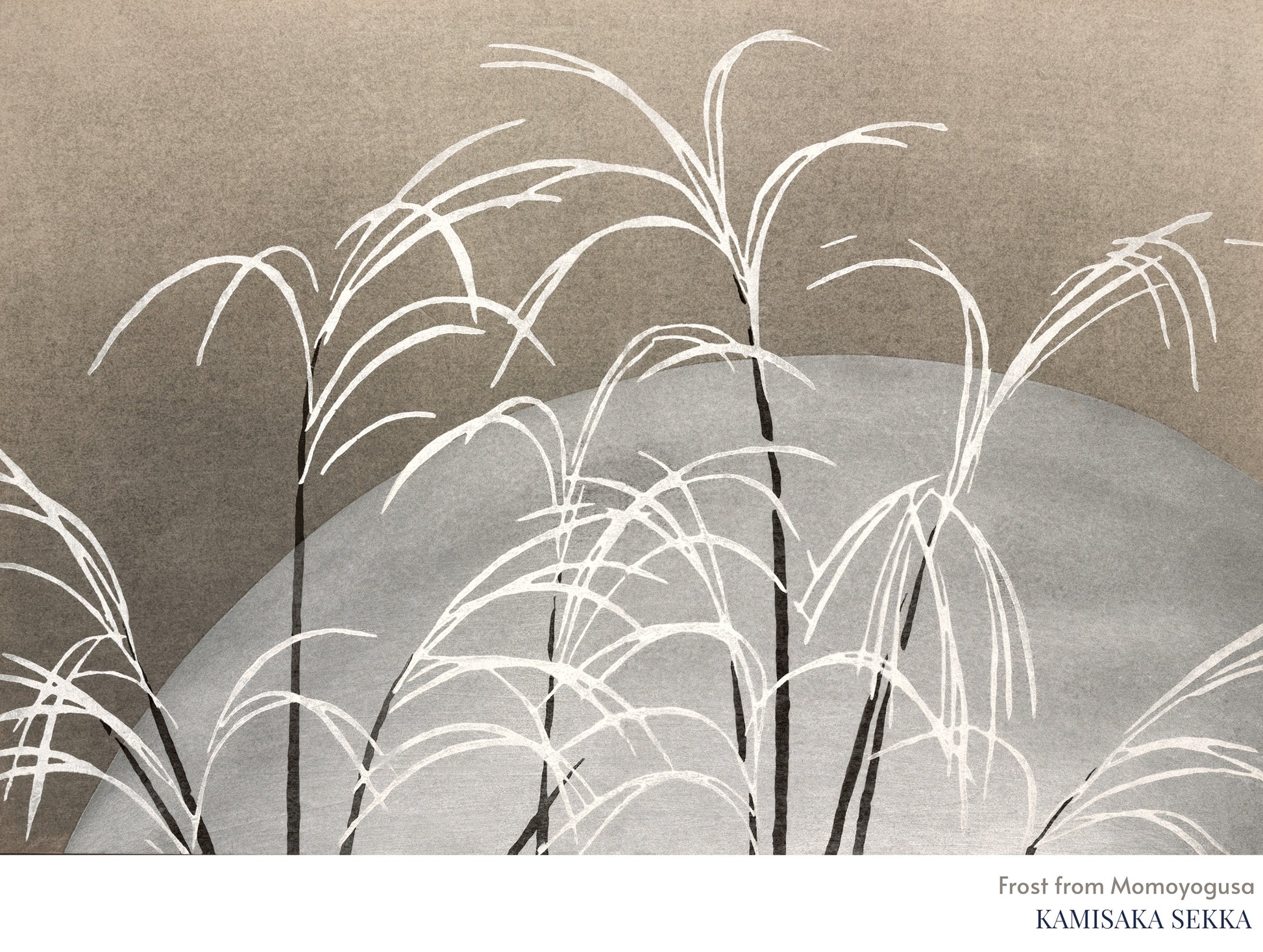 Kunsttrykk av frost fra Momoyogusa Kamisaka Sekka