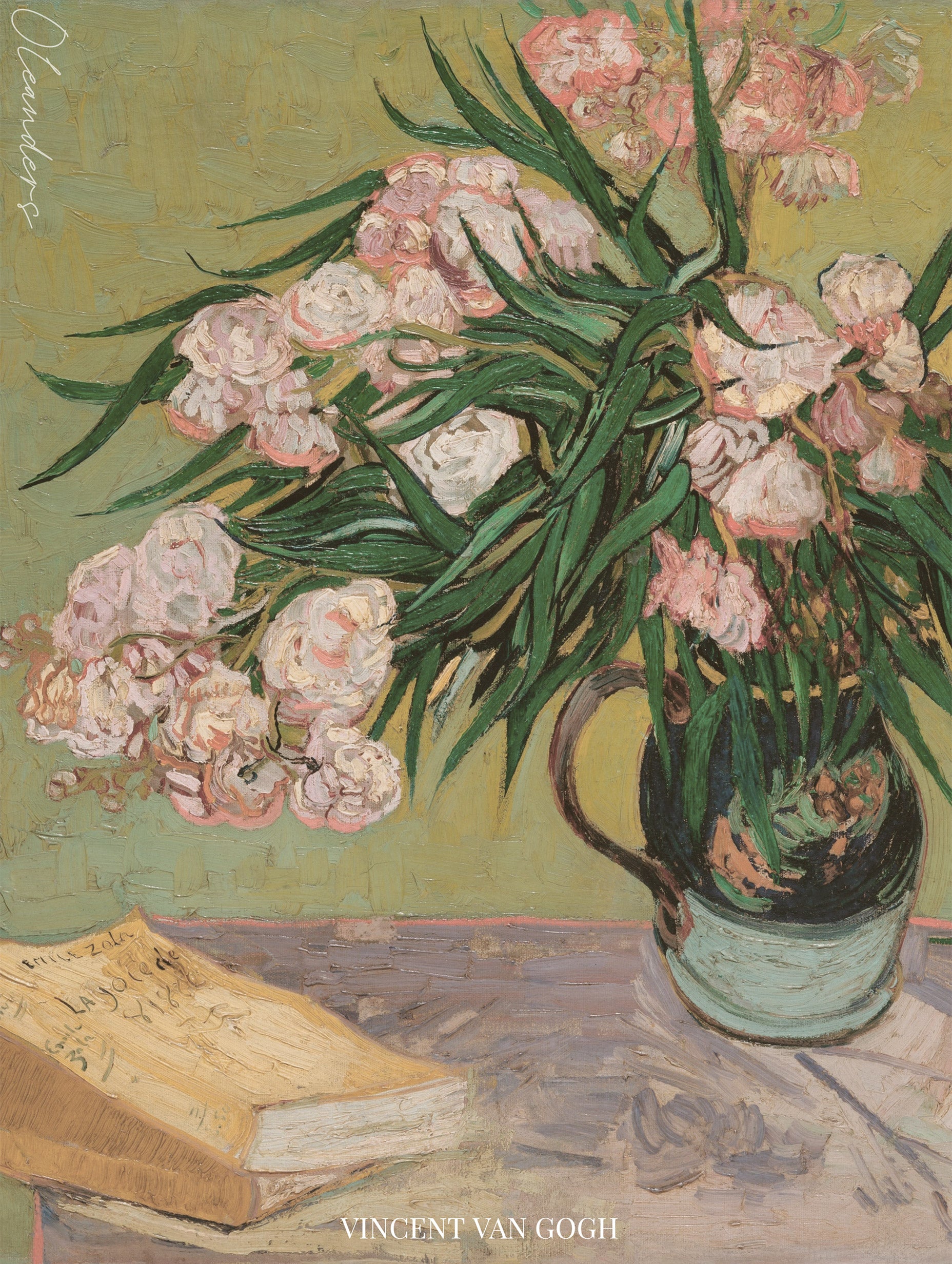Oleanders Van Gogh Art Print