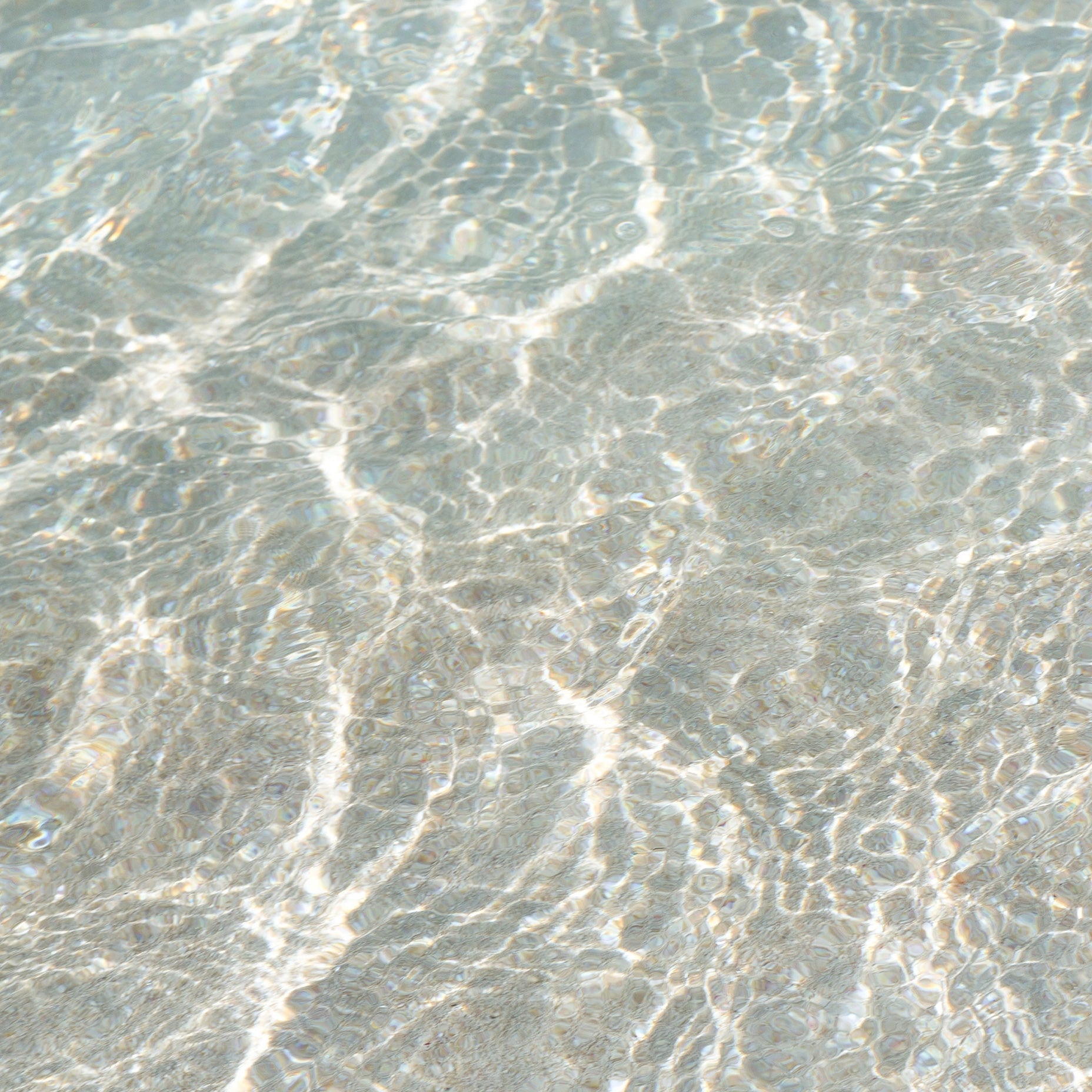 Crystal Clear Water Texture Poster