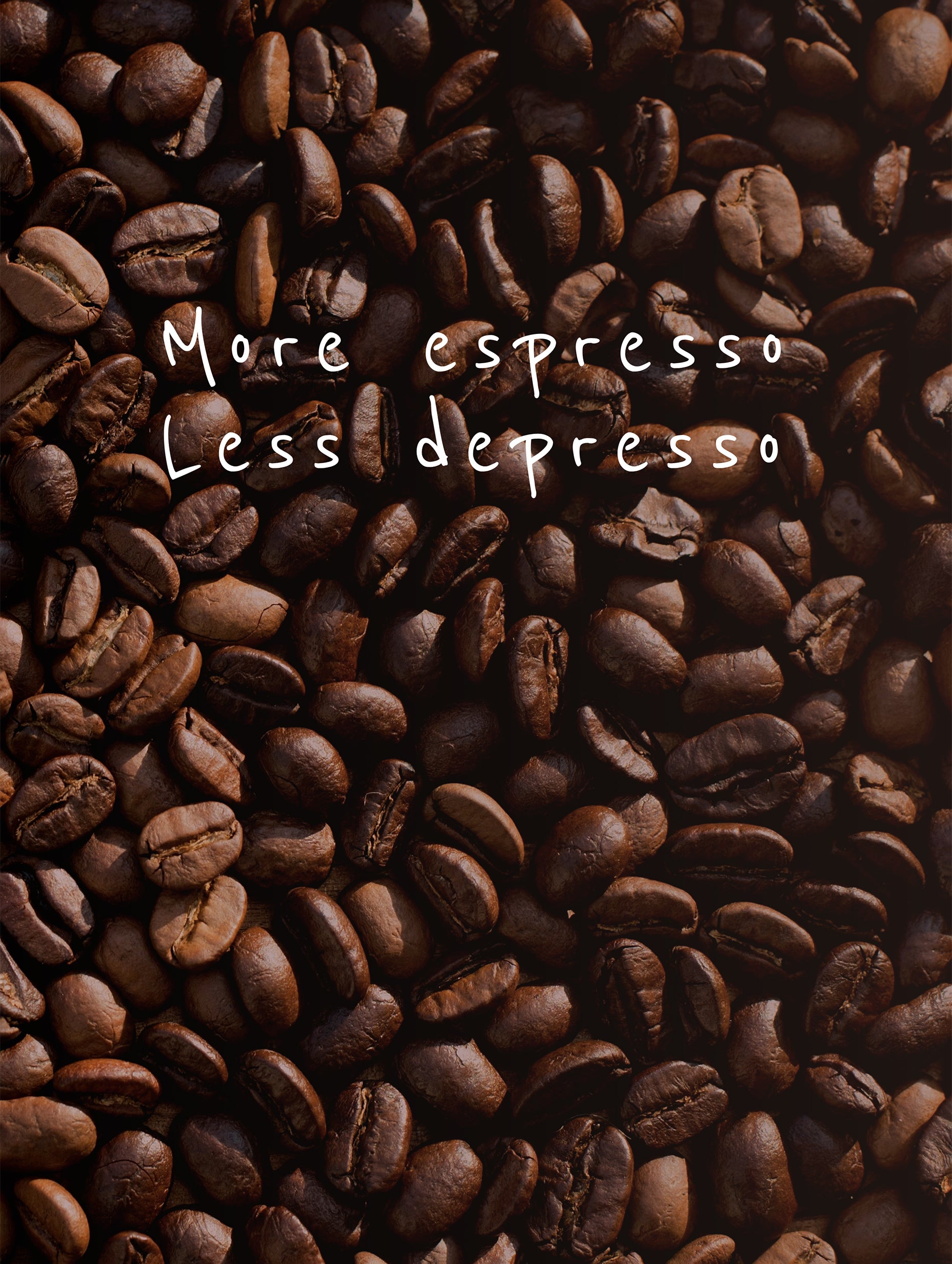 Mer espresso Mindre depresso Kaffekunst