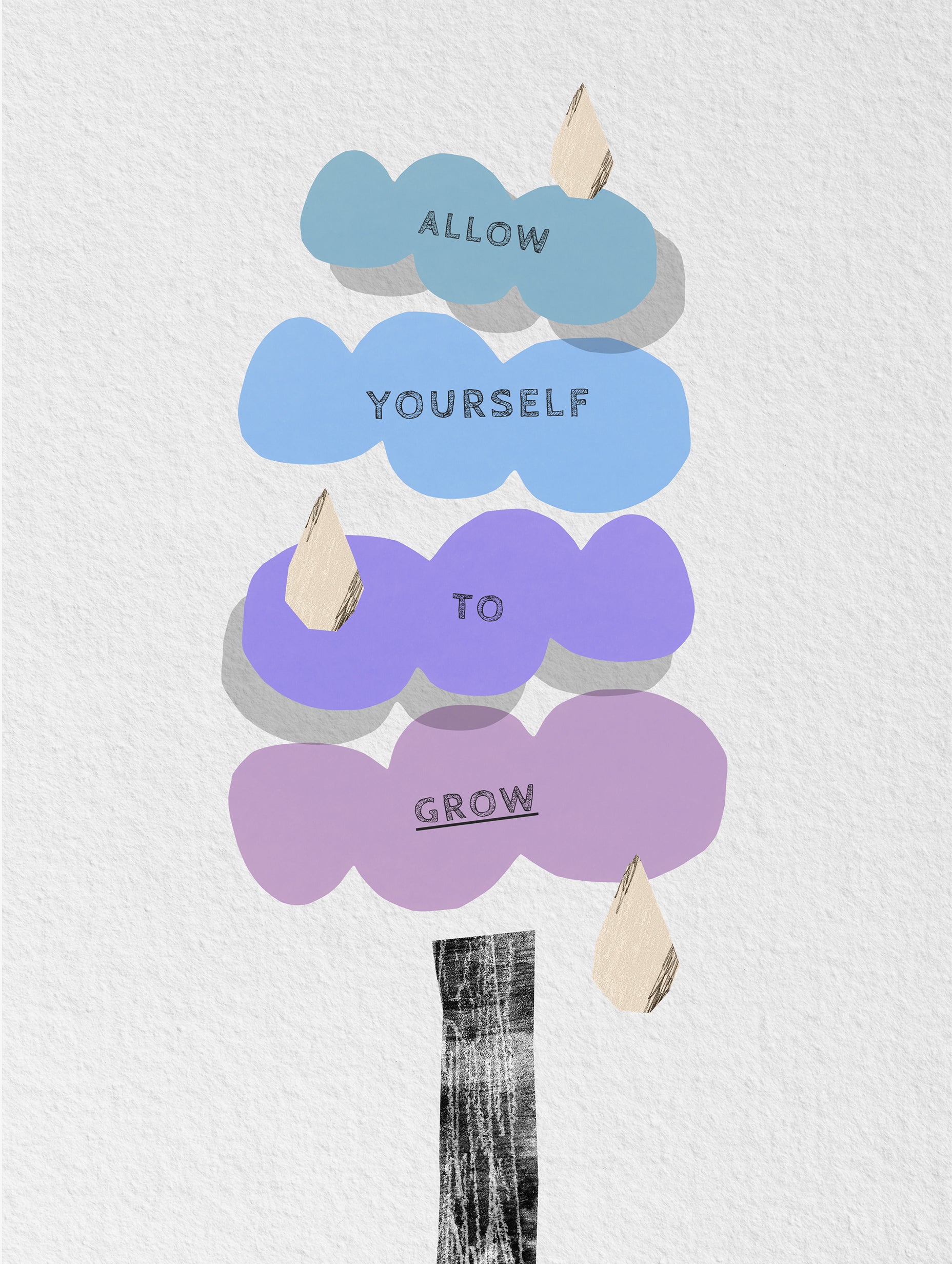 Allow Yourself to Grow Inspirational Poster