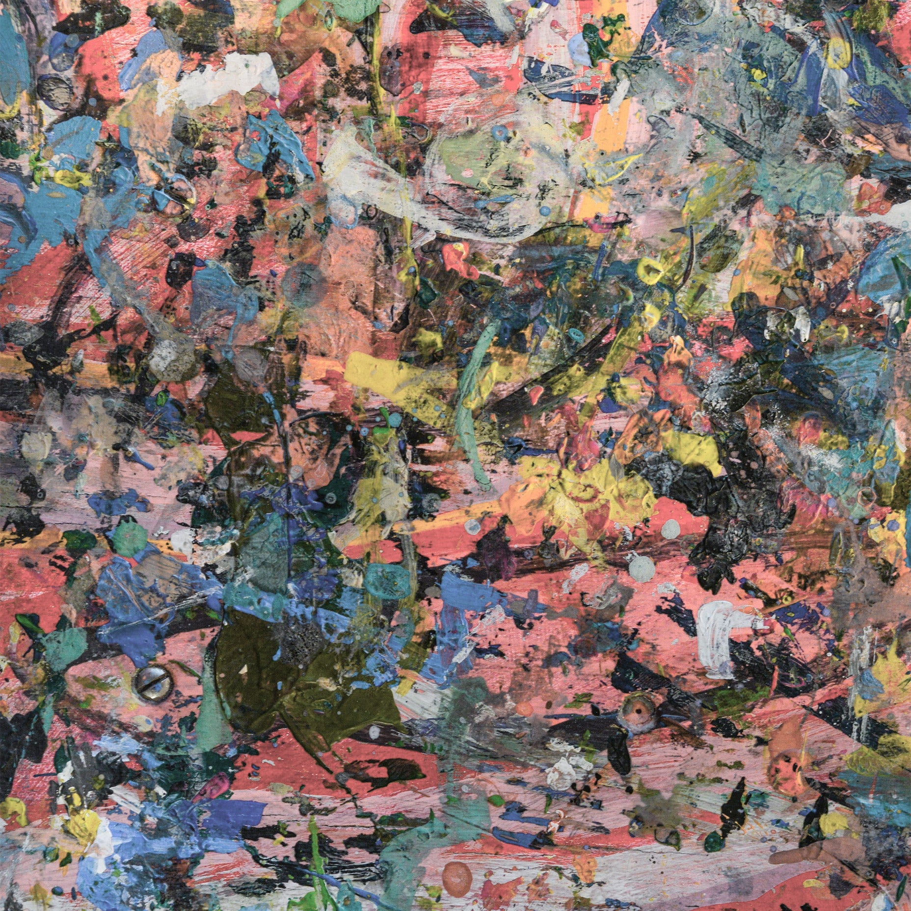 Colorful Wooden Palette Abstract Art Print