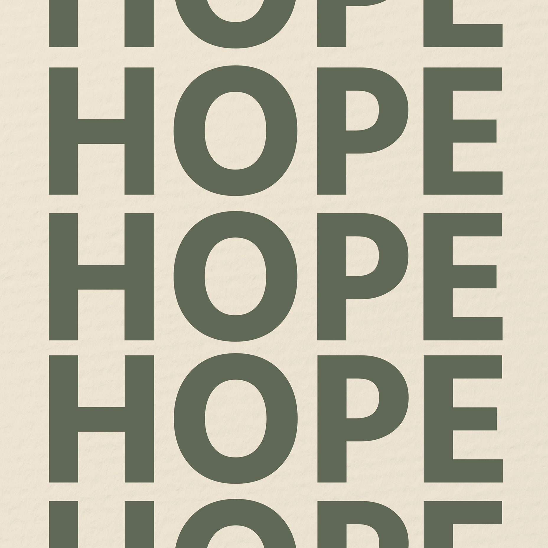Hope Minimalist Typography Poster