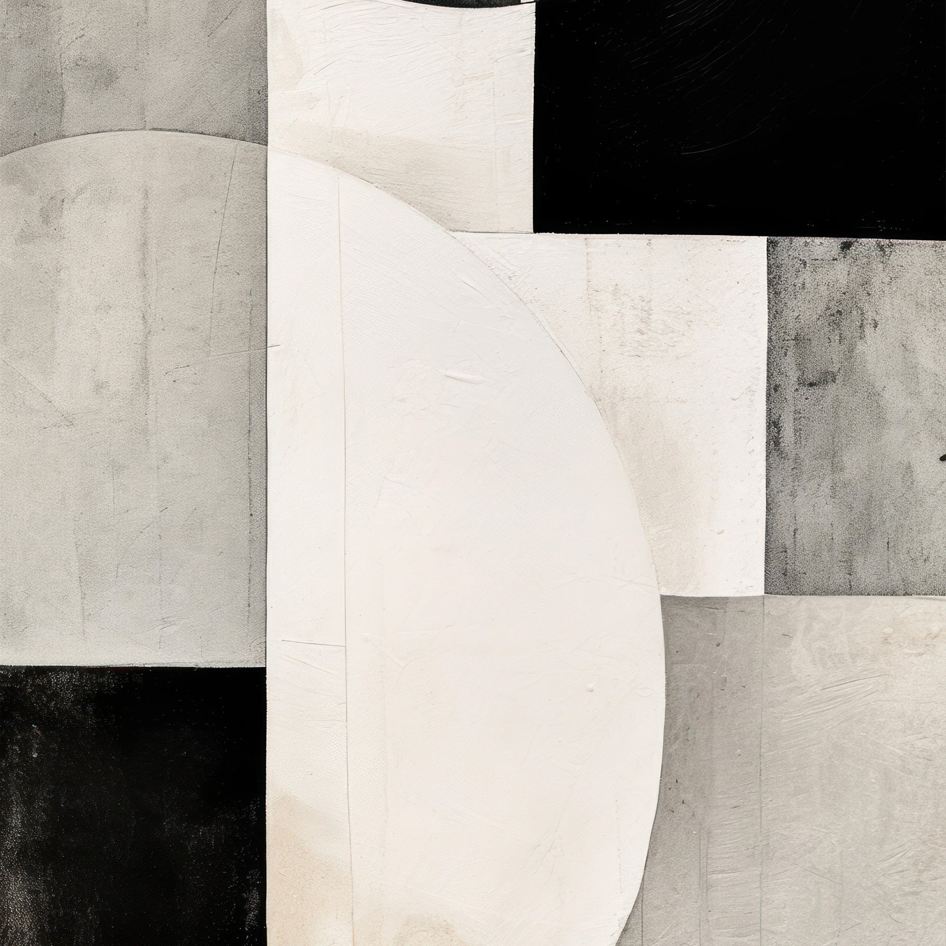 Abstract Geometric Shapes Art Print