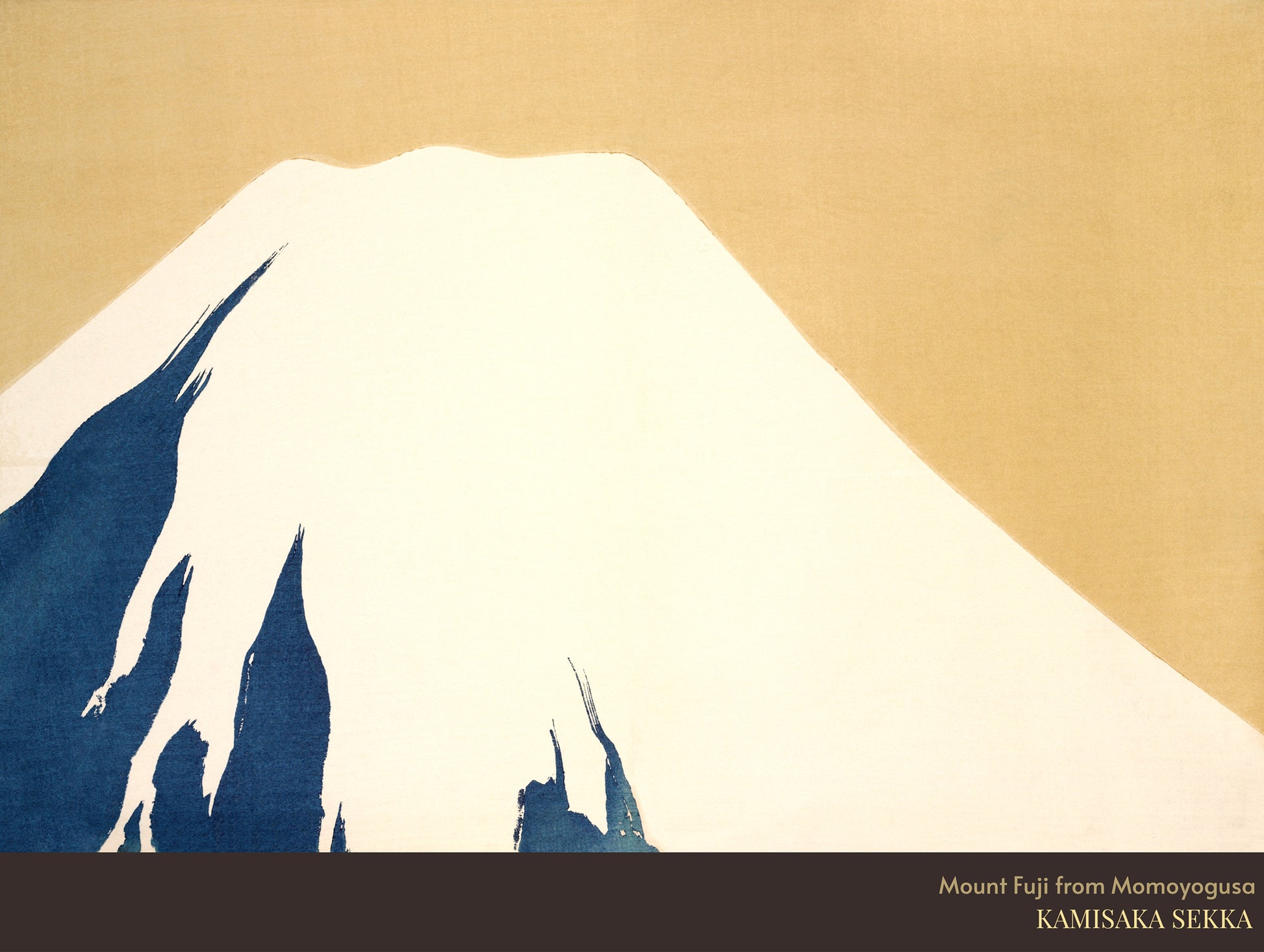 Mount Fuji from Momoyogusa Kamisaka Sekka Art Print