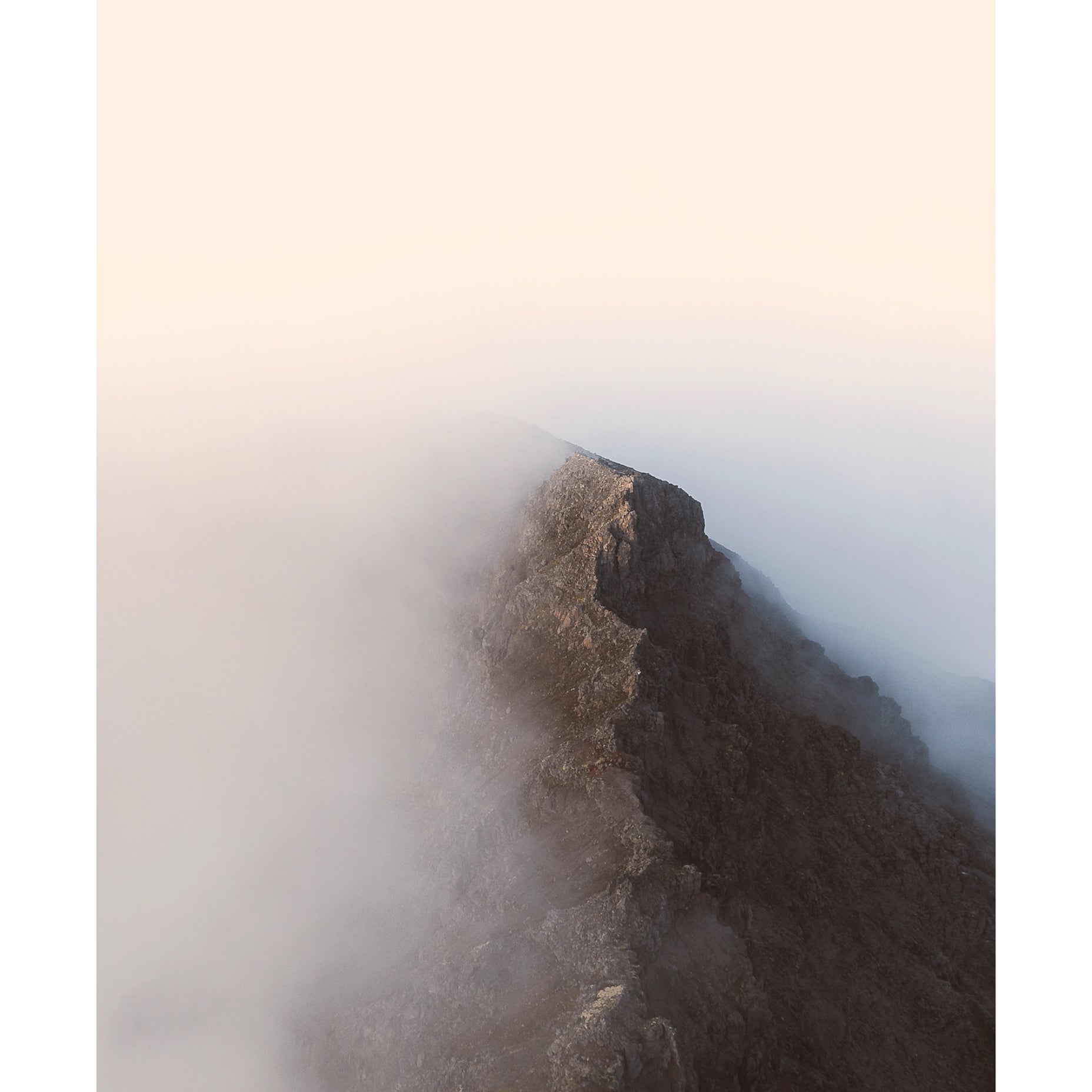 Första huset i en bosättning abstrakt konsttryck