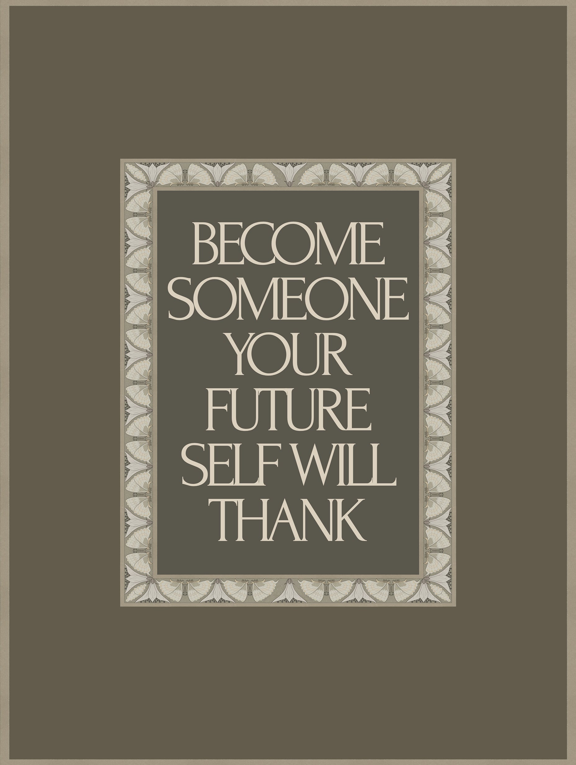 Future Self Motivational Poster