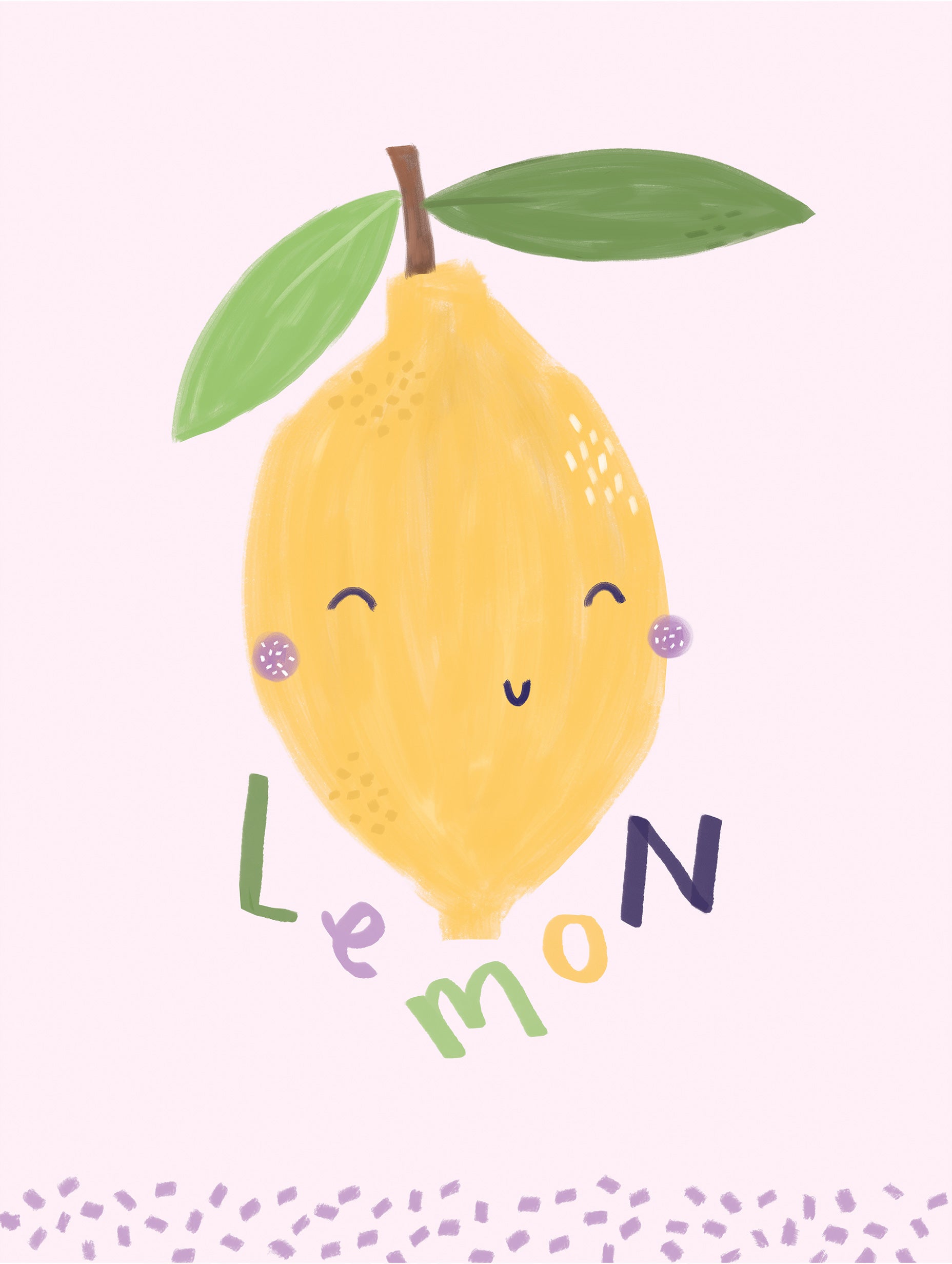 Laura Pantony - Cute Lemon Poster