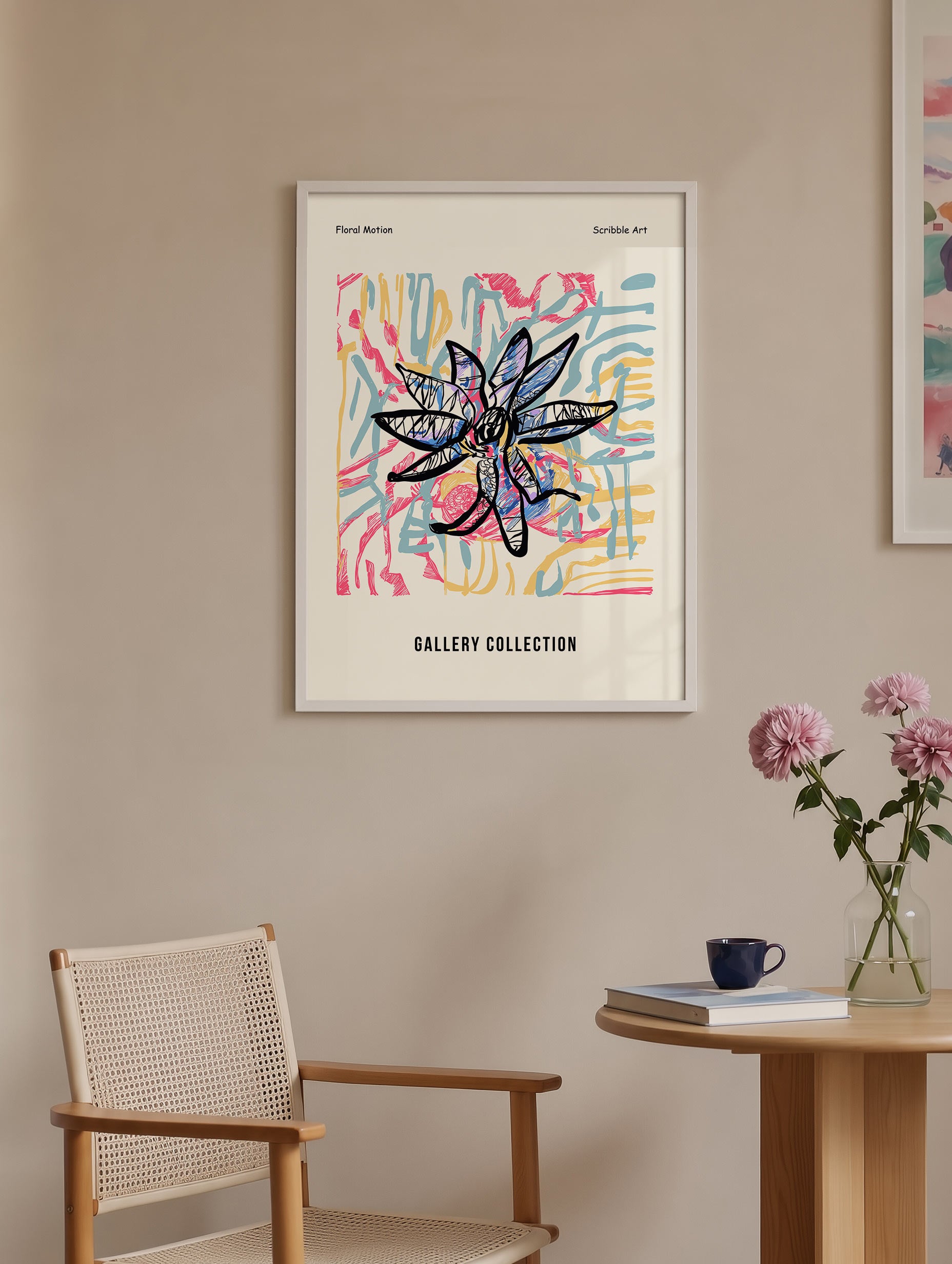 Santorini-plakat Arkitekturplakat