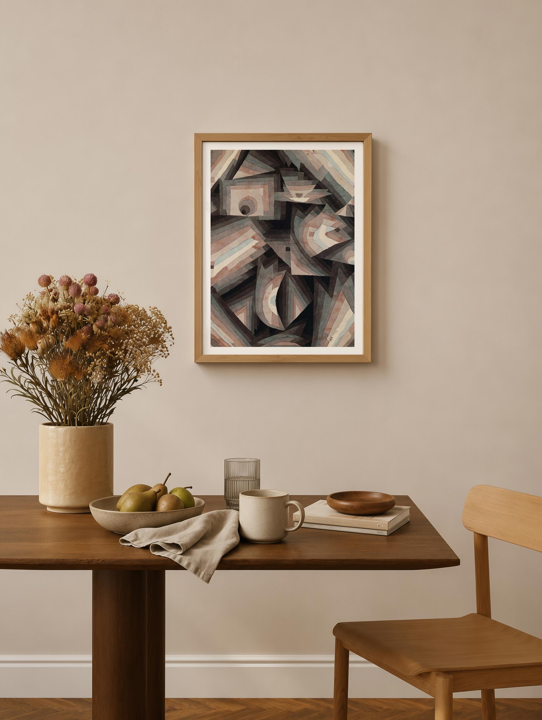 Krystallgradering - Paul Klee-plakat
