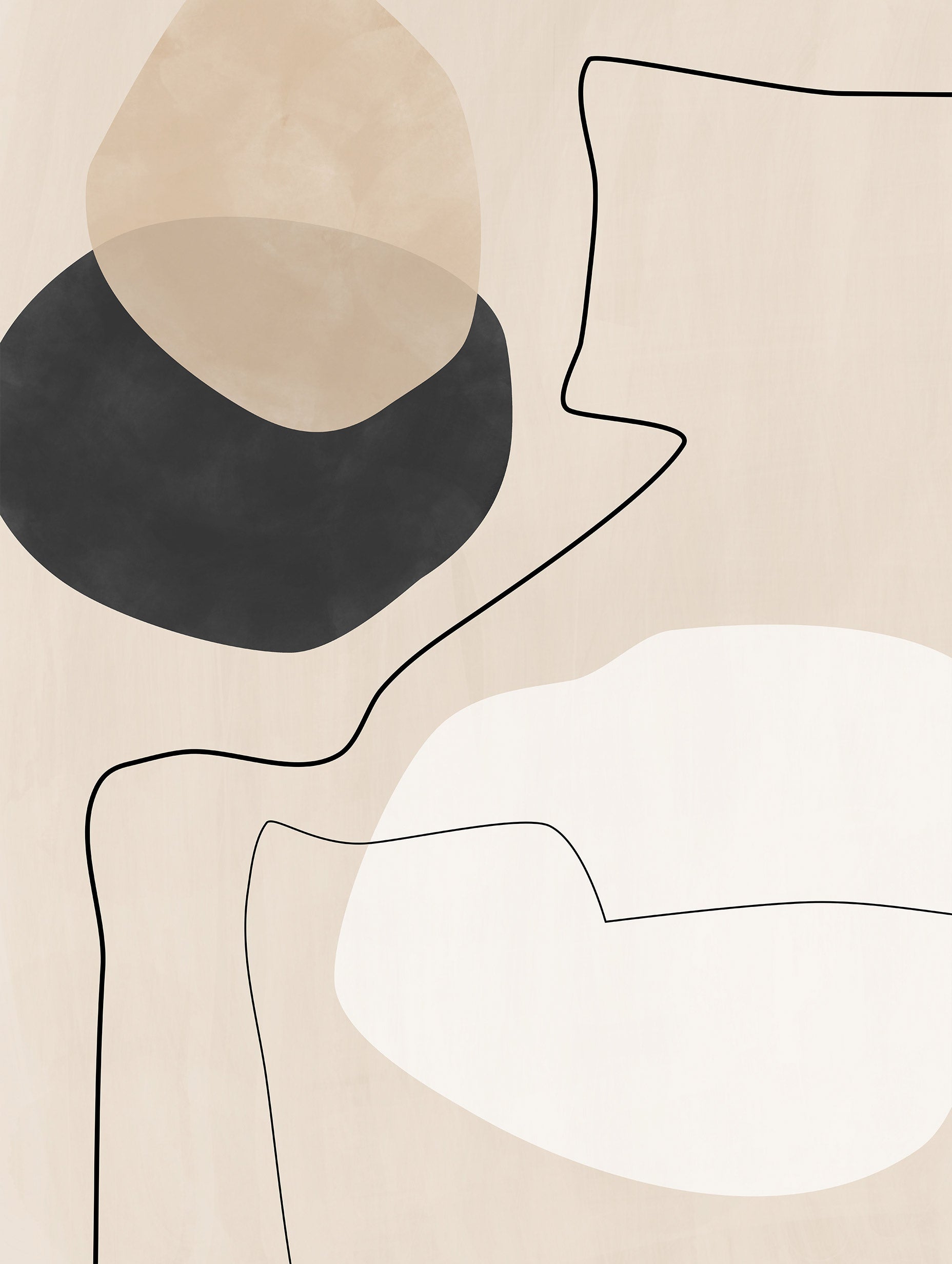 Elena Ristova - Organic Shapes & Lines Poster