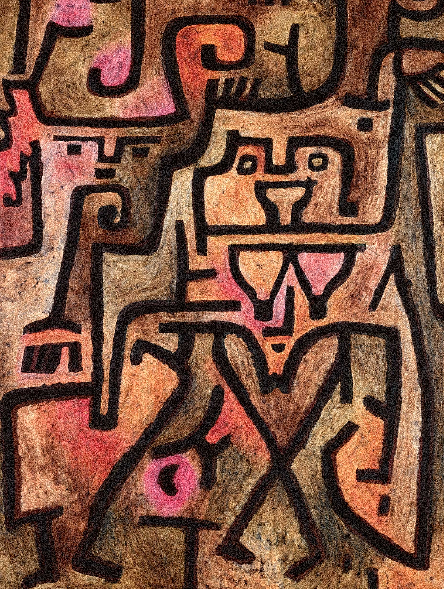 Forest Witches Paul Klee Art Print