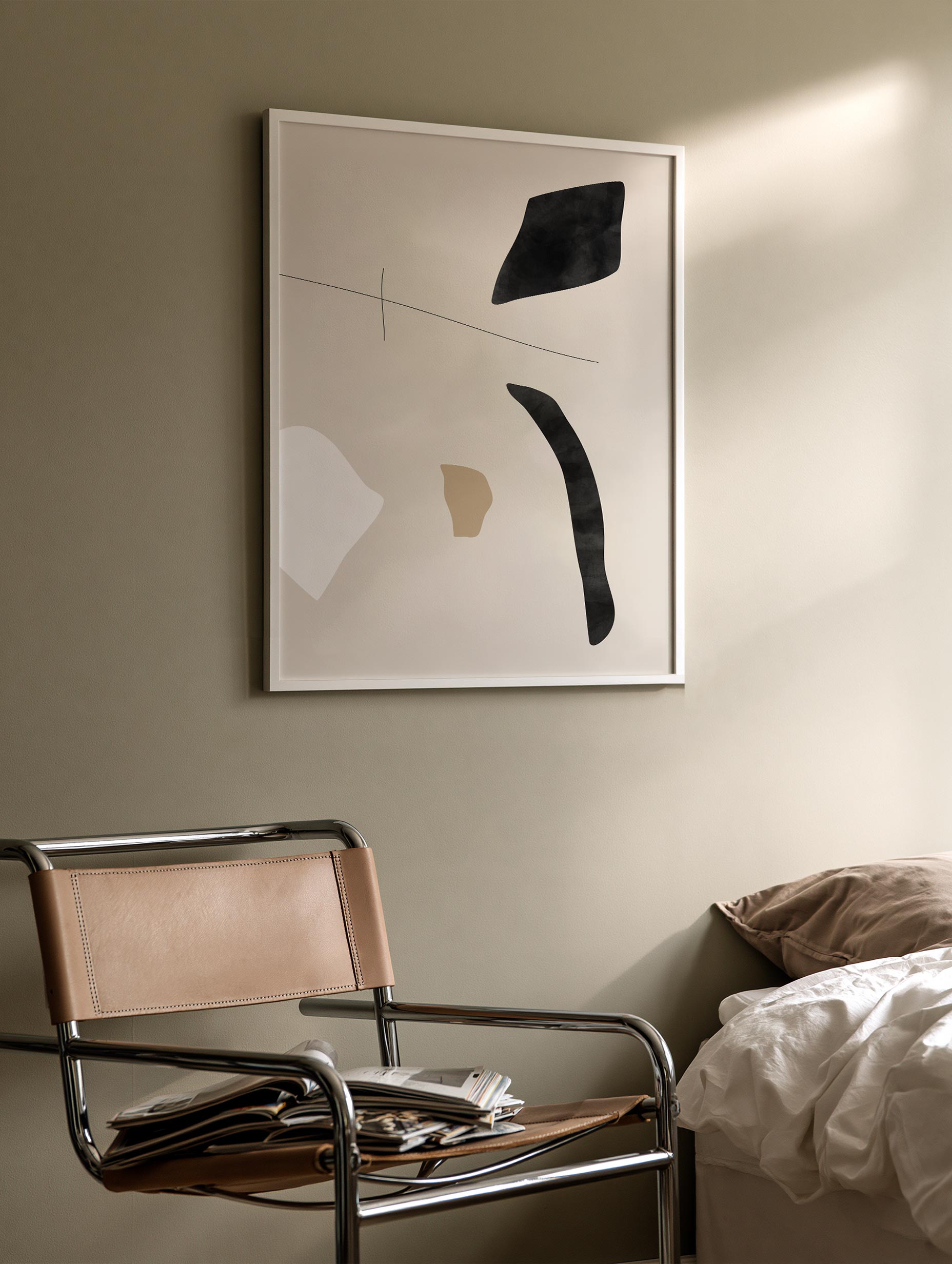 Elena Ristova - Graphic Shapes and Lines Poster