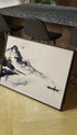 Mountain Ink Wash Painting Poster Mockup