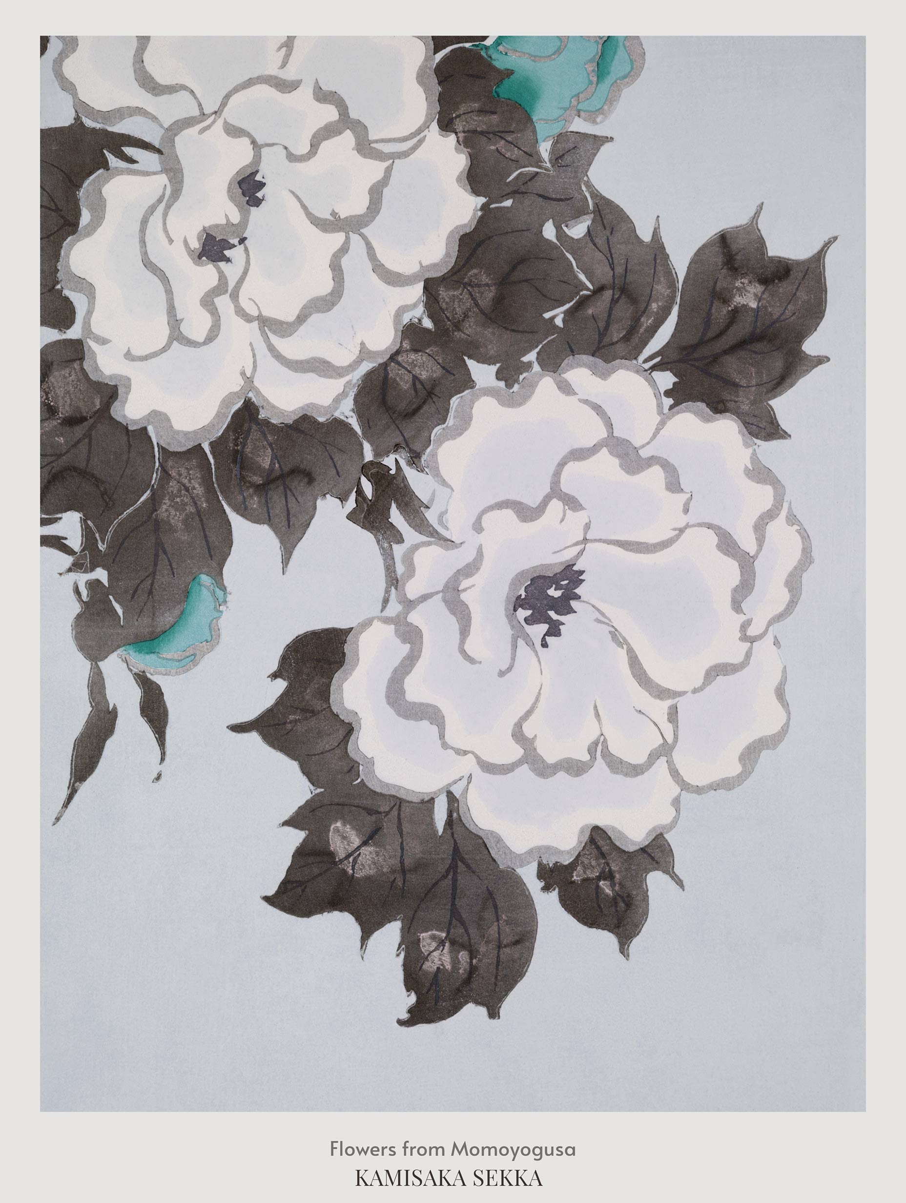 Flowers from Momoyogusa Kamisaka Sekka Art Print No 2