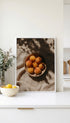 Apricots in a Bowl Fruit Artwork Mockup