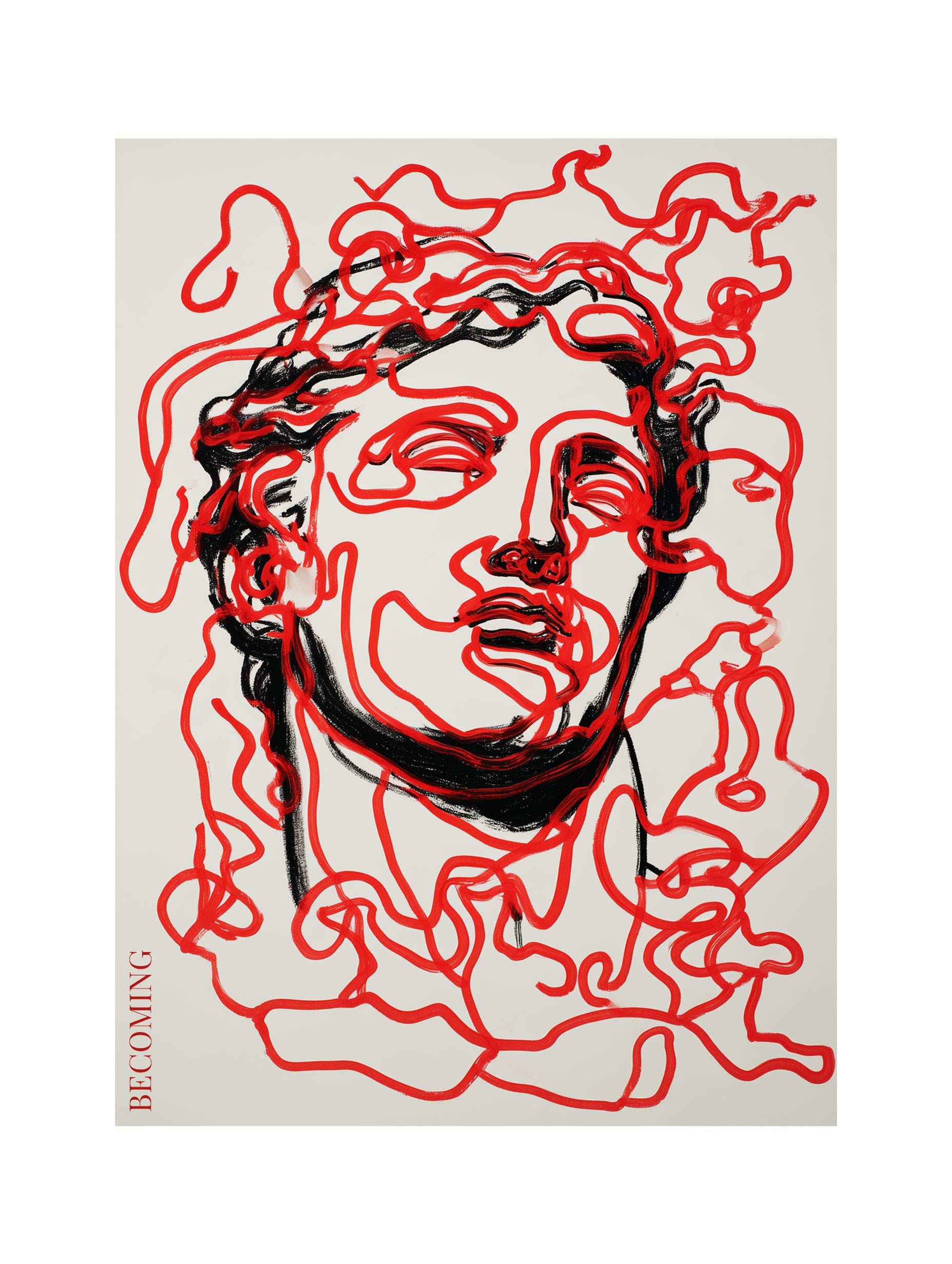 Becoming Line Art Print