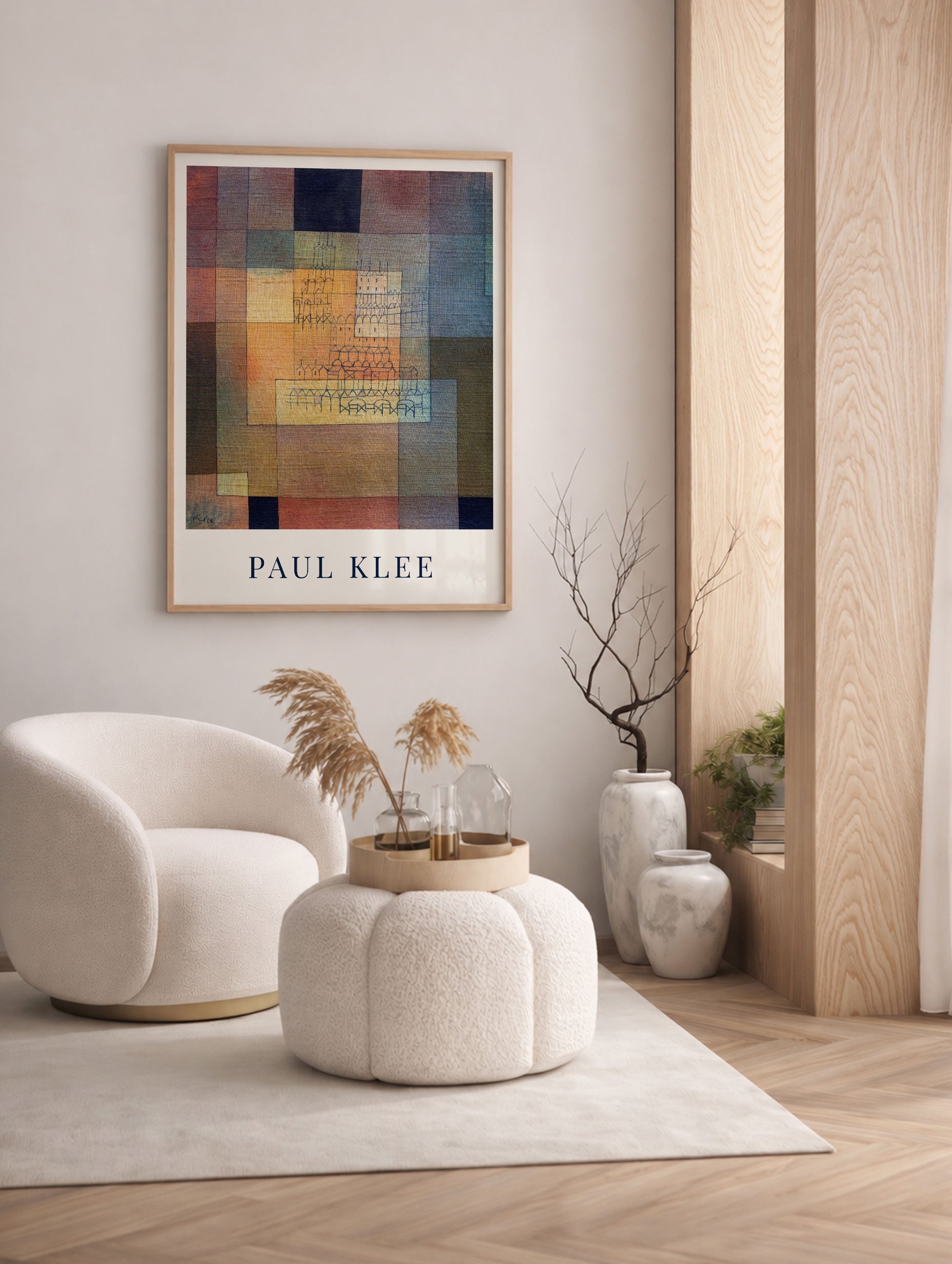 Santorini-plakat Arkitekturplakat