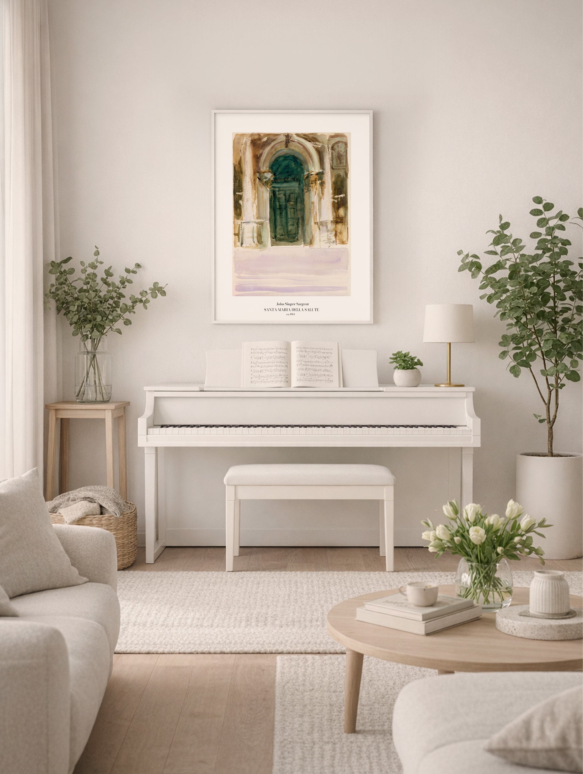 Santa Maria Della Salute - John Singer Sargent Art Print Mockup