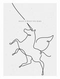 Santorini-plakat Arkitekturplakat
