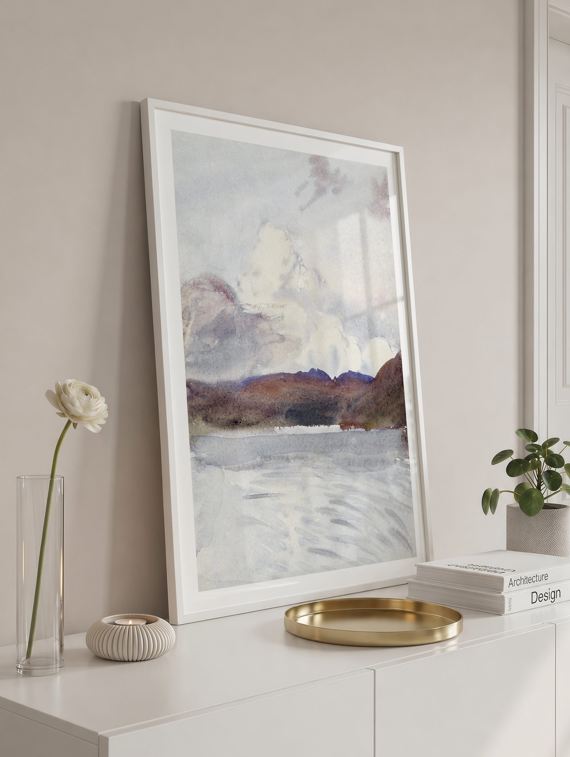 Santorini-plakat Arkitekturplakat