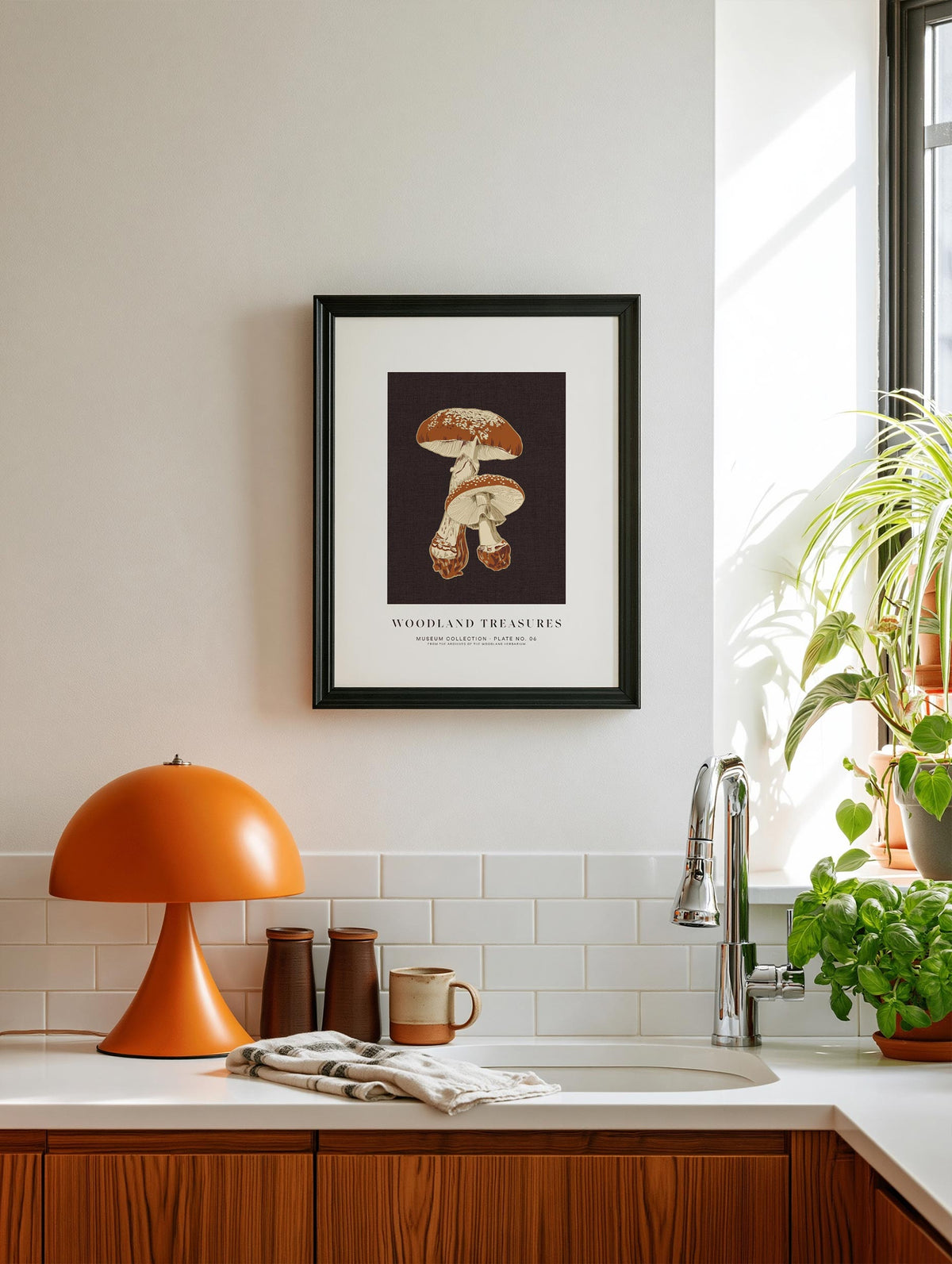 Santorini-plakat Arkitekturplakat