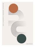 Santorini-plakat Arkitekturplakat