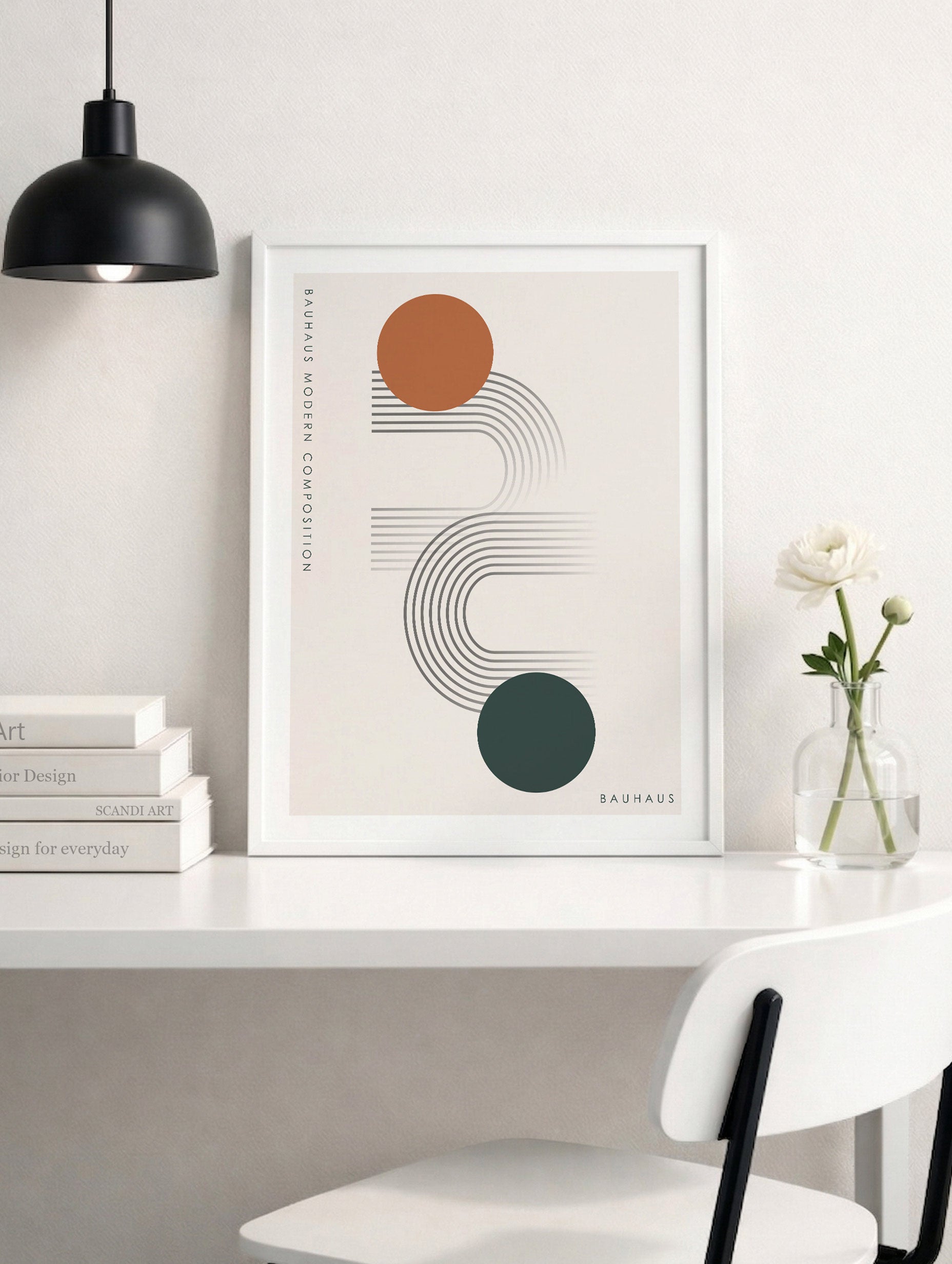 Santorini-plakat Arkitekturplakat
