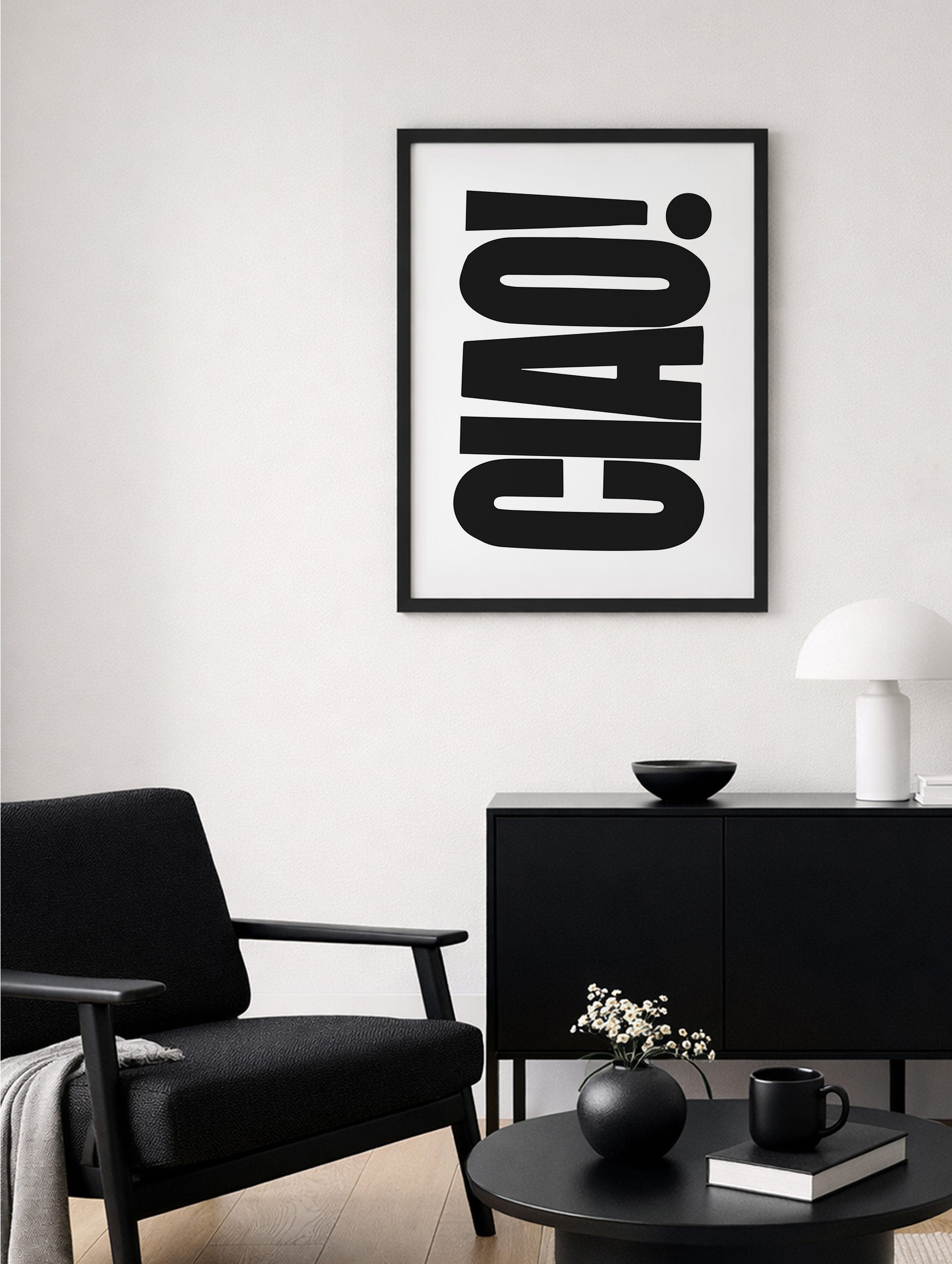 Santorini-plakat Arkitekturplakat