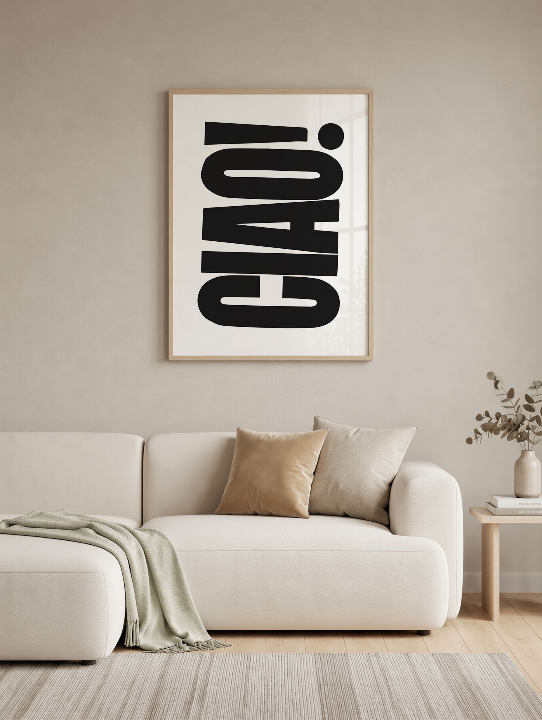 Santorini-plakat Arkitekturplakat