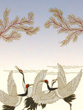 Japanese Cranes Poster