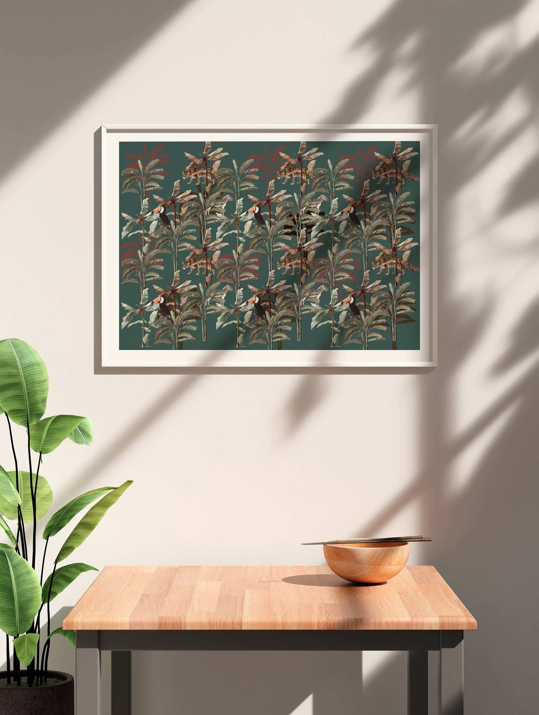 Santorini-plakat Arkitekturplakat
