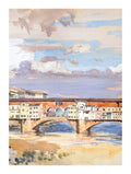 Ponte Vecchio, Florence - George Elbert Burr Art Pint