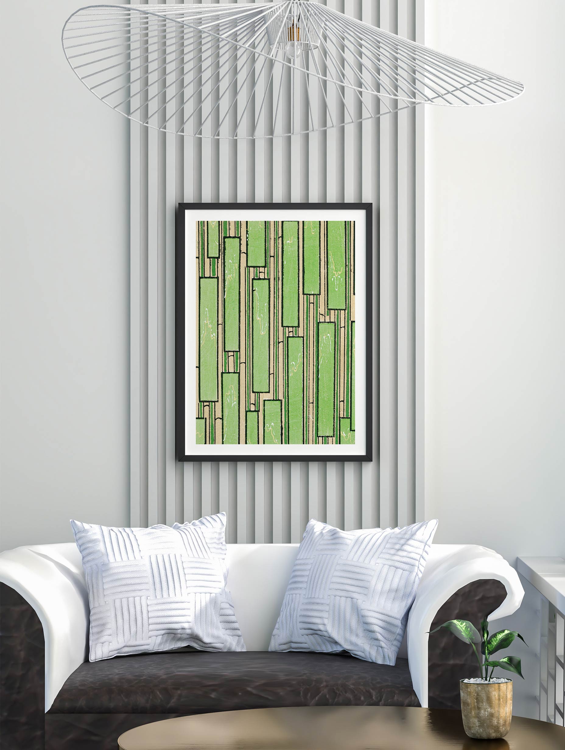 Santorini-plakat Arkitekturplakat