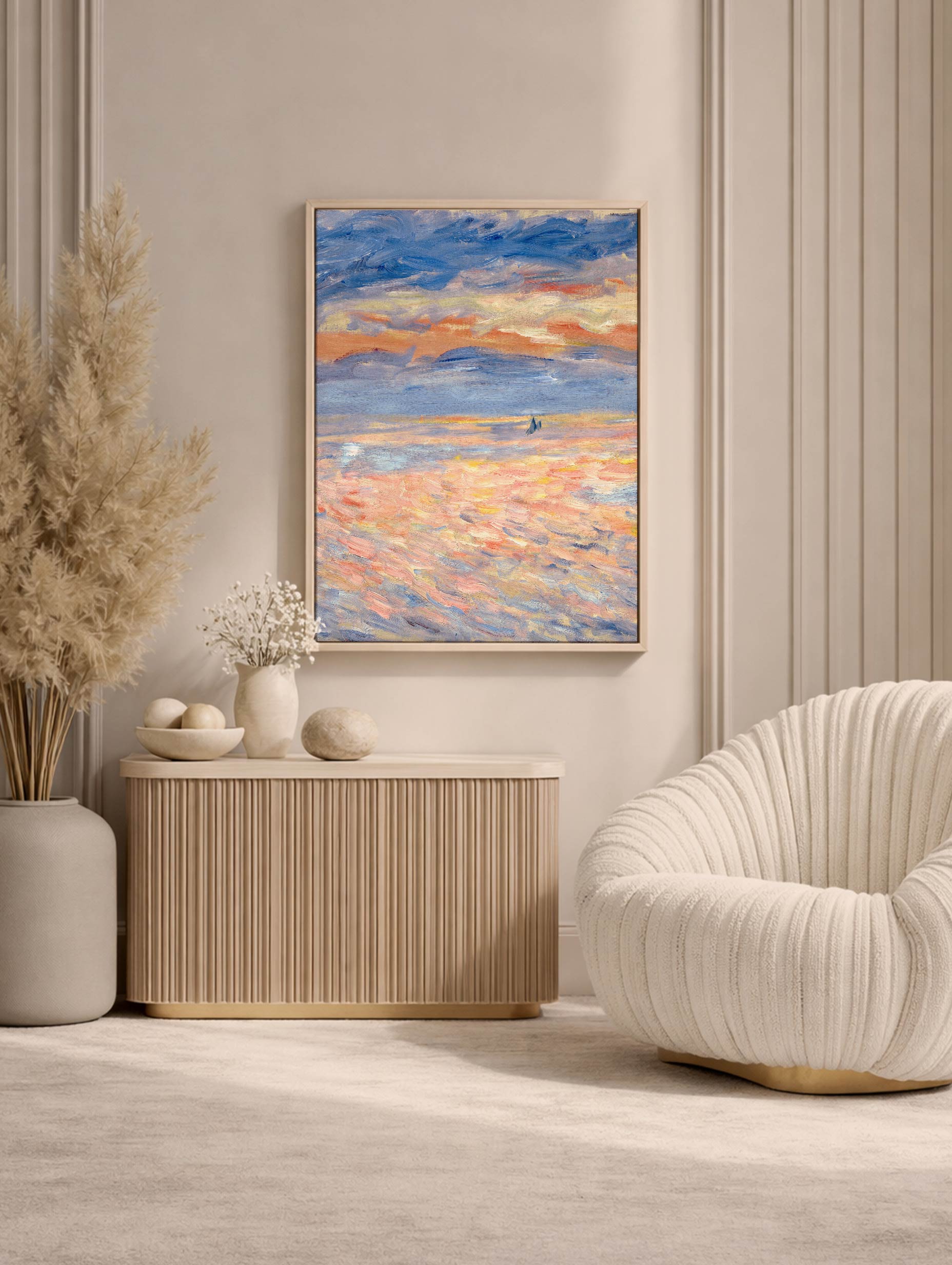 Santorini-plakat Arkitekturplakat