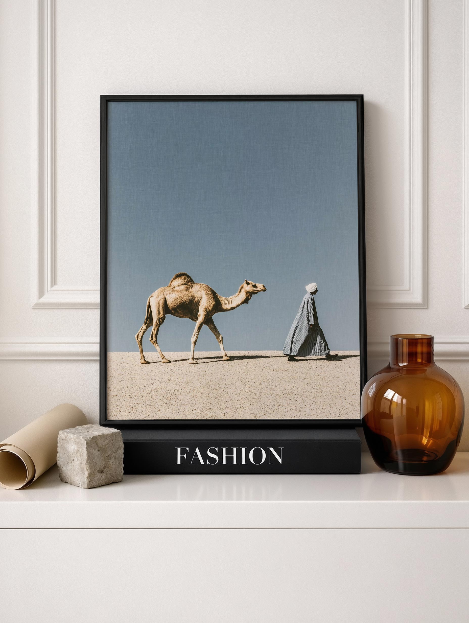 Bedouin og kamelen hans plakat