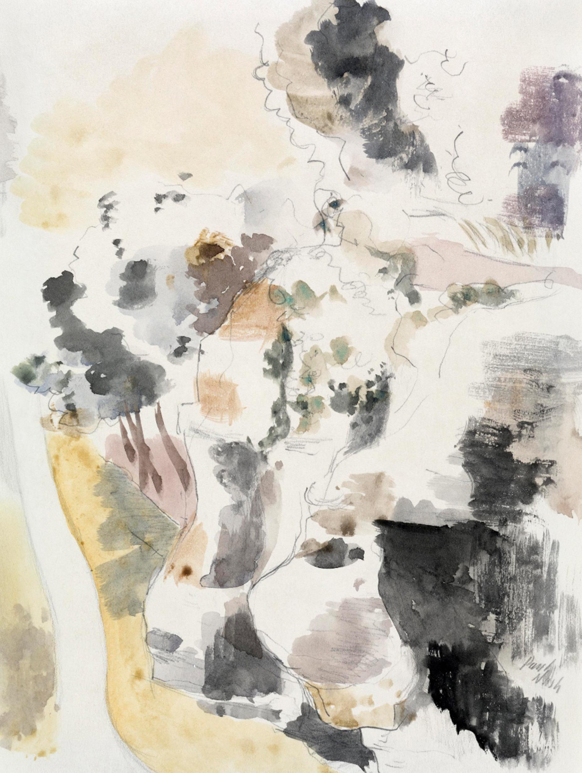 Cliffs Paul Nash Art Print