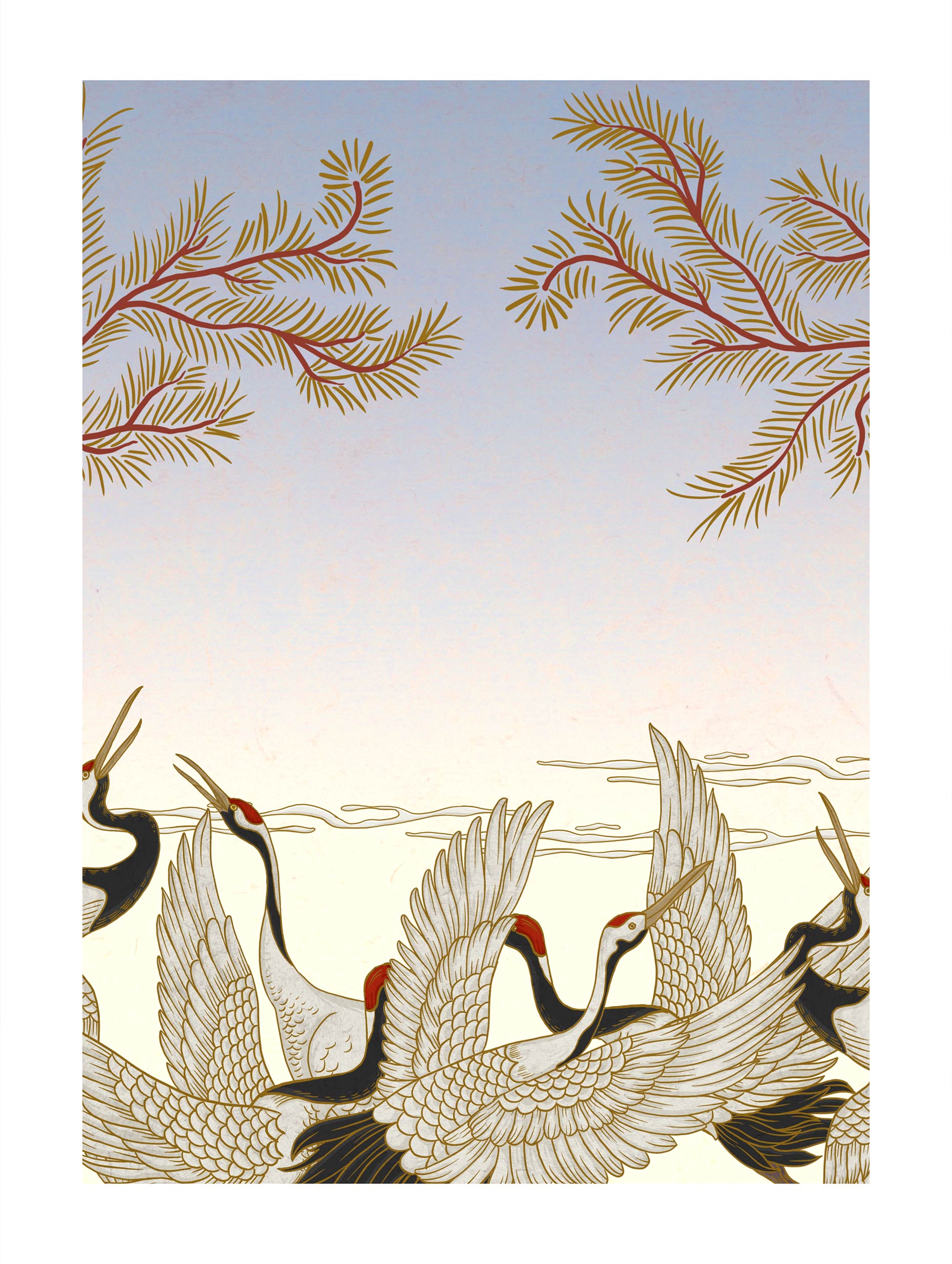 Santorini-plakat Arkitekturplakat