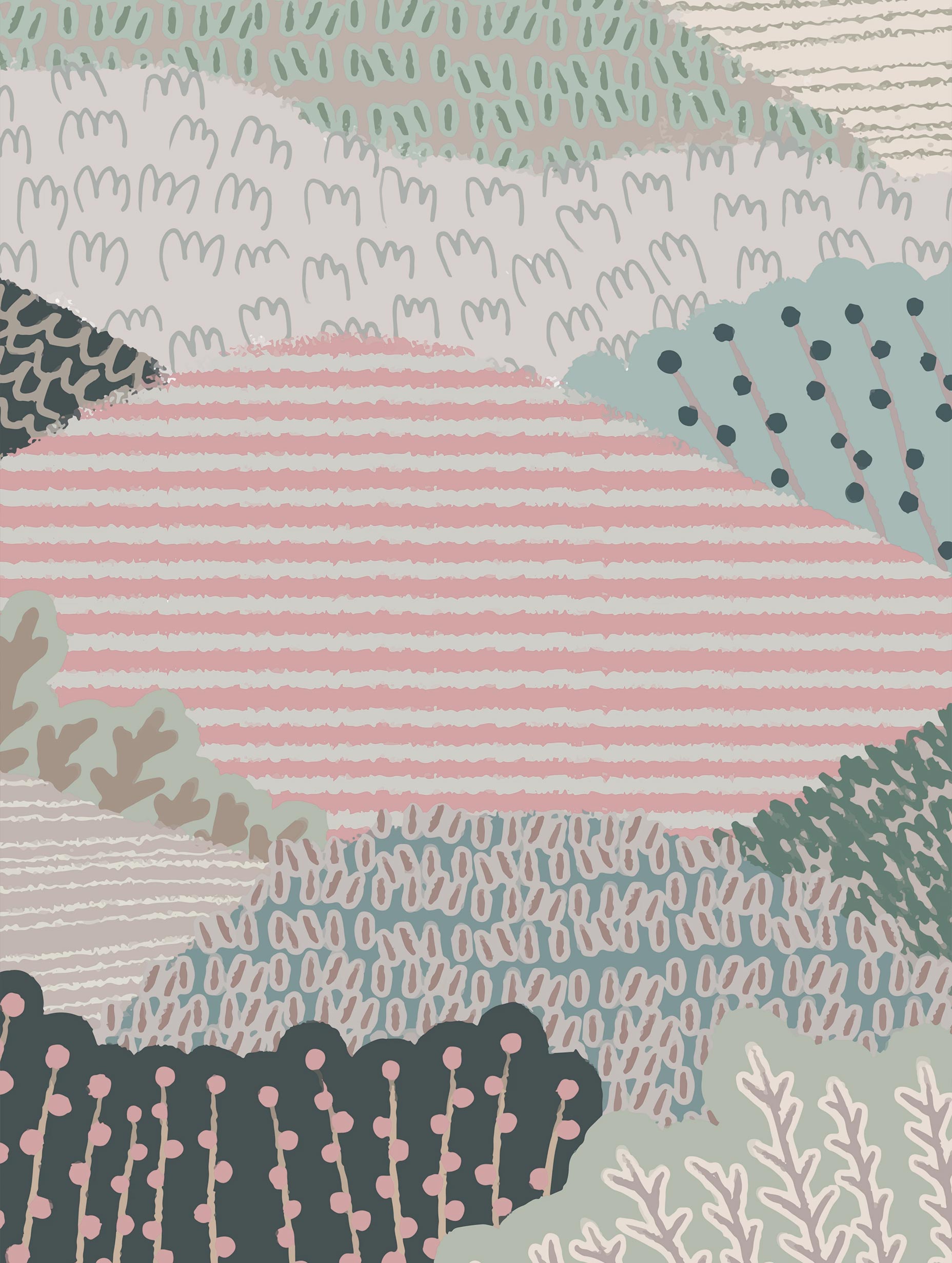 Santorini-plakat Arkitekturplakat